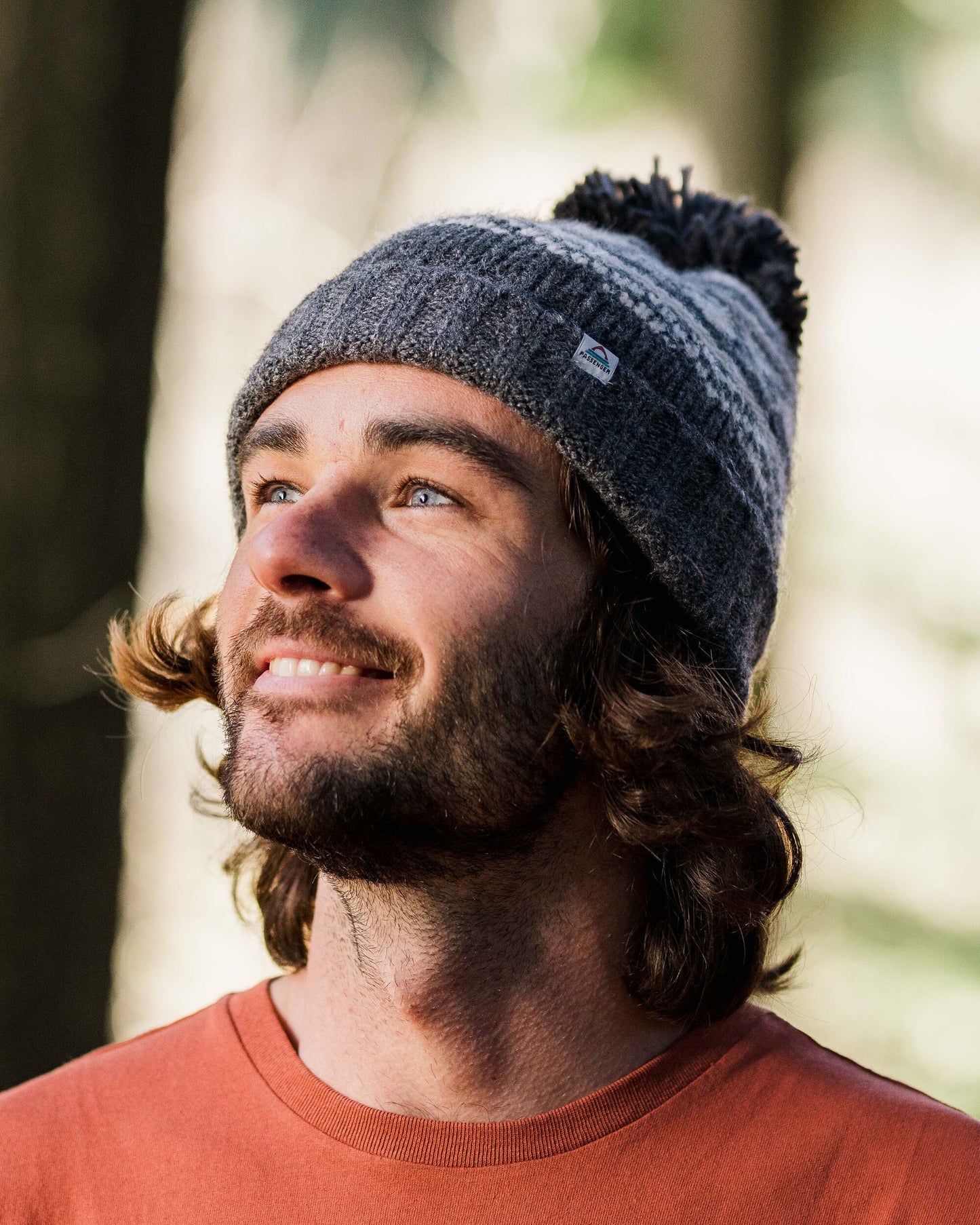 Male_Lodge Recycled Bobble Hat - Black