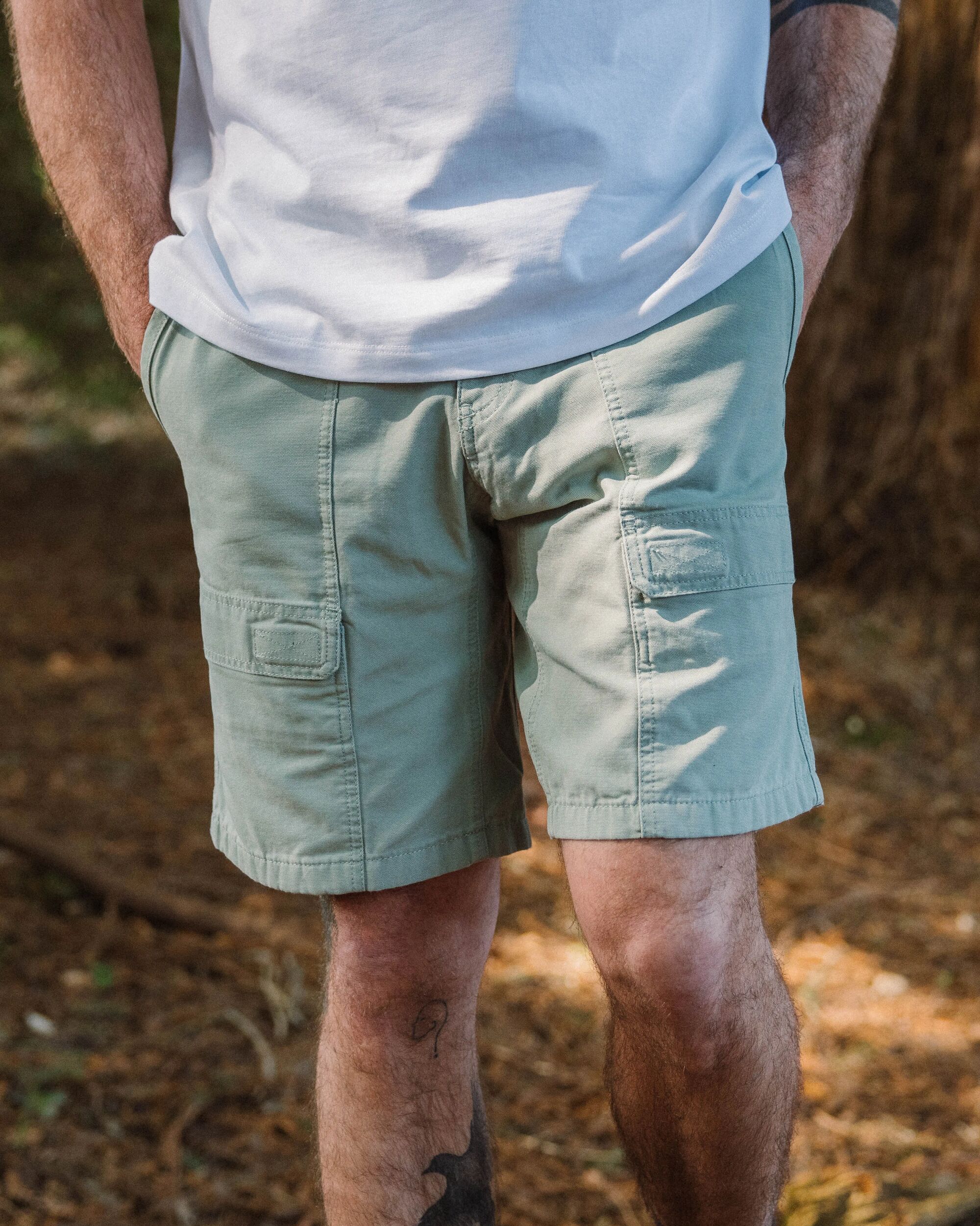 Apex Cargo Cotton Short - Pistachio - Lifestyle