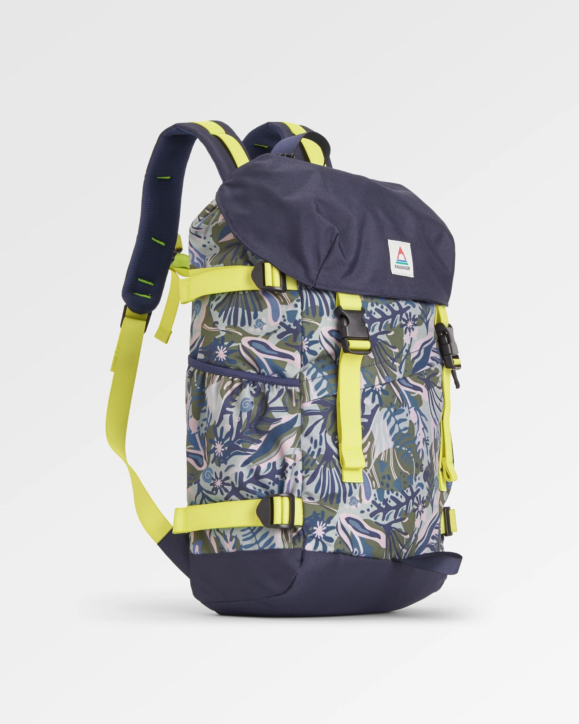 Boondocker Recycled 26L Backpack - Abstract Seaweed Pistachio - Flatlay