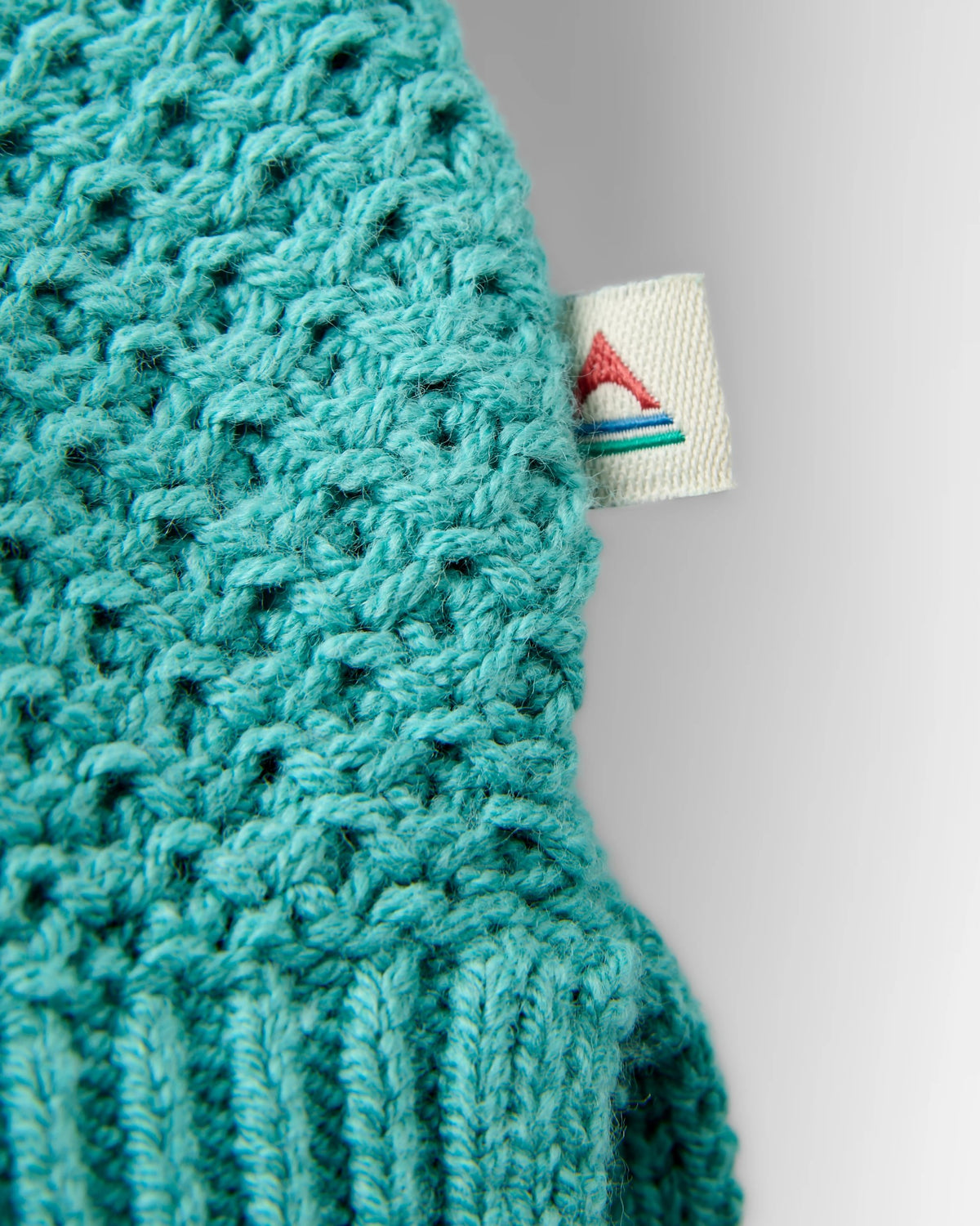 Cove Knitted Jumper - Pacific Green - Flatlay