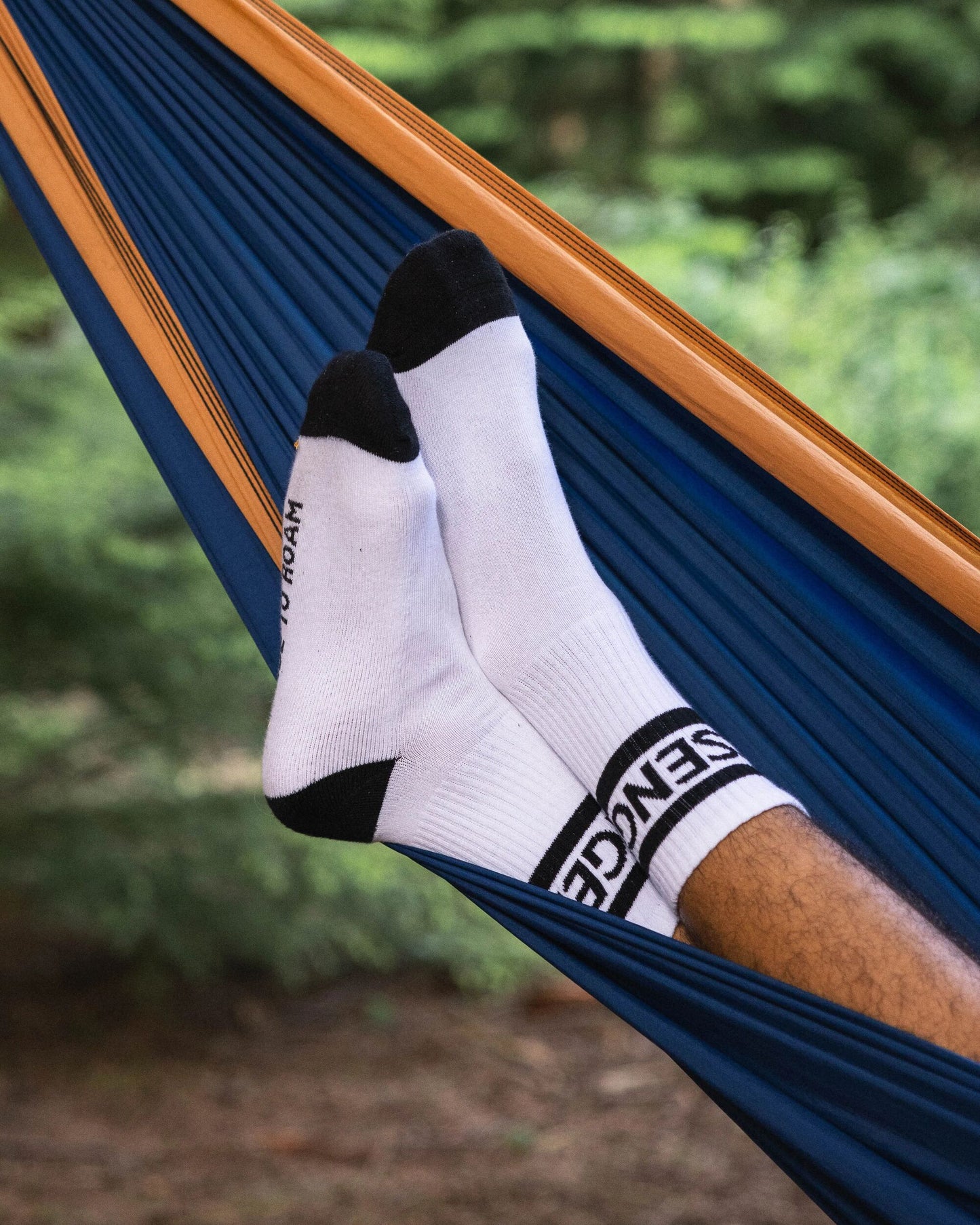 MensClassic Passenger Crew Socks - White - Lifestyle