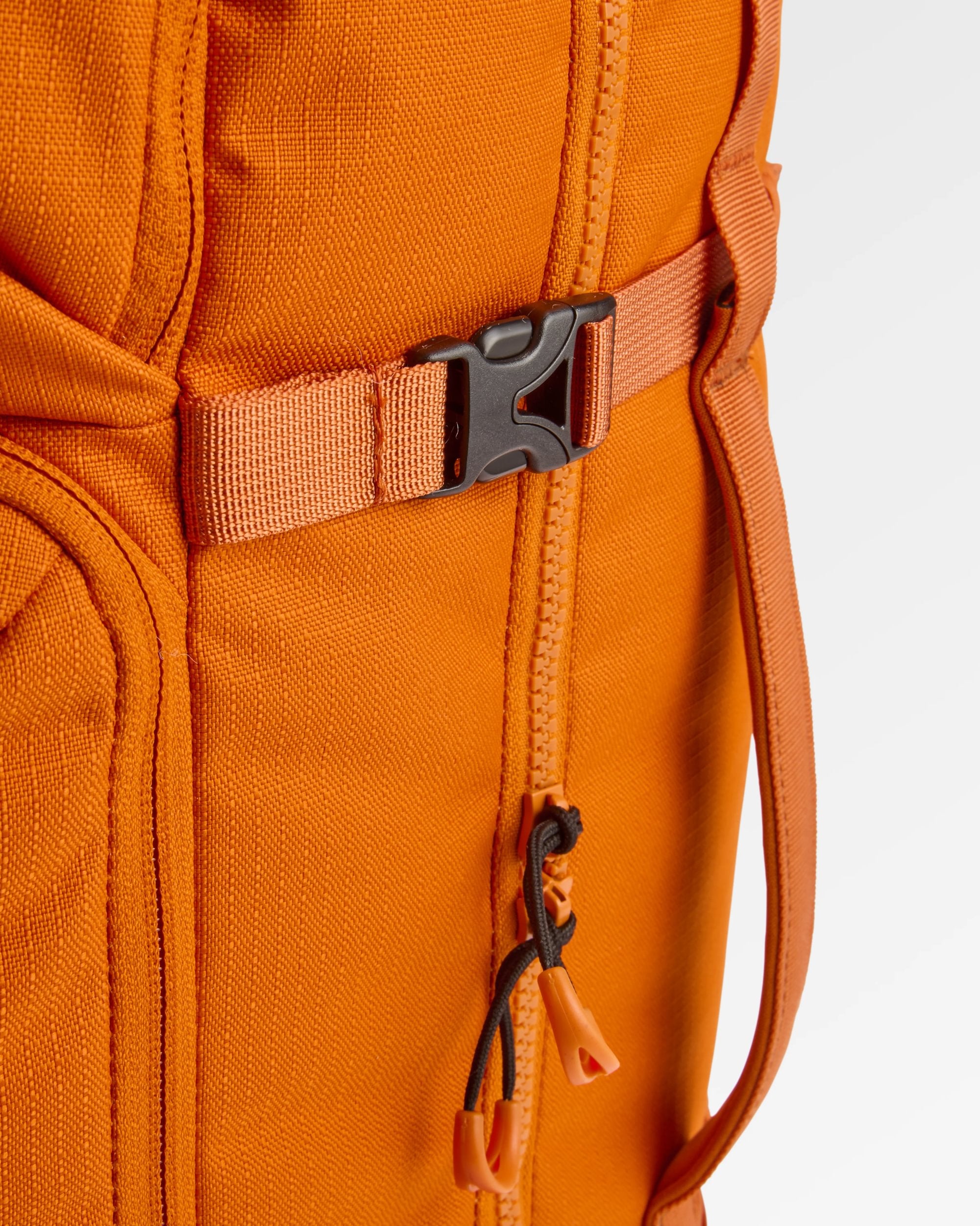 Atlas Recycled Backpack Duffel - Sunrise Orange - Flatlay