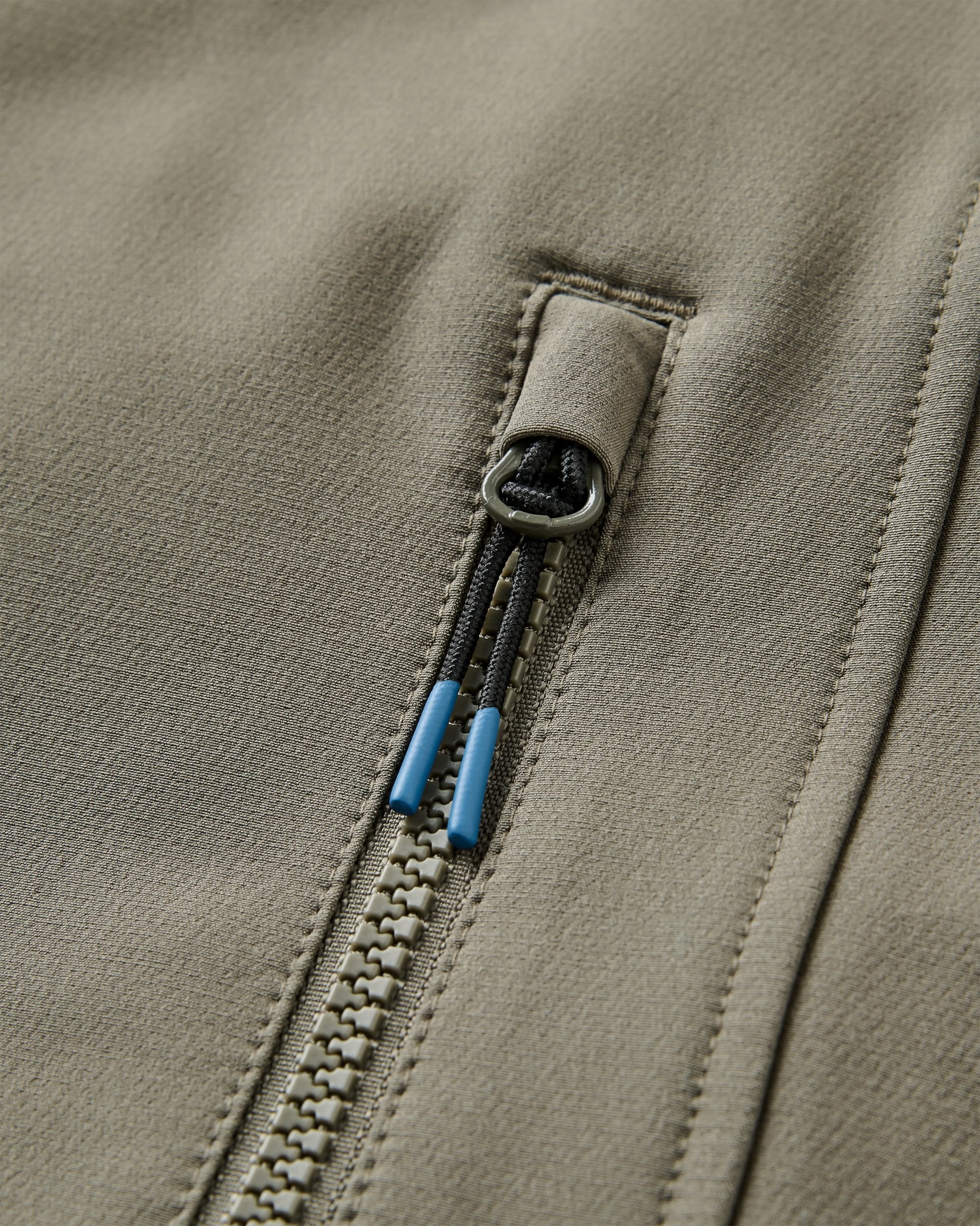 Roamer Recycled Softshell Jacket - Dark Denim/ Dusty Olive - Flatlay