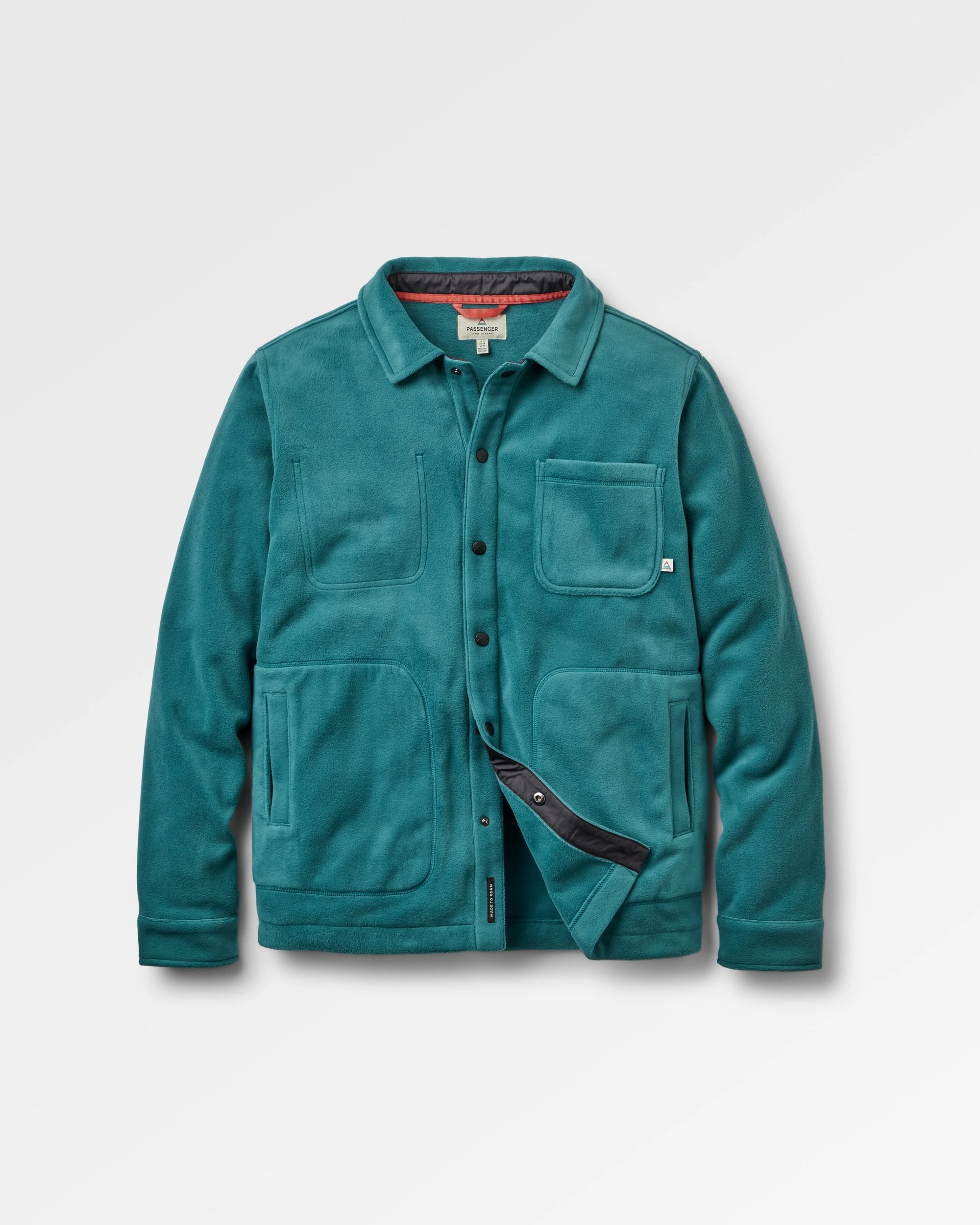 Adapt Recycled Polartec® Overshirt - Mediterranean - Flatlay
