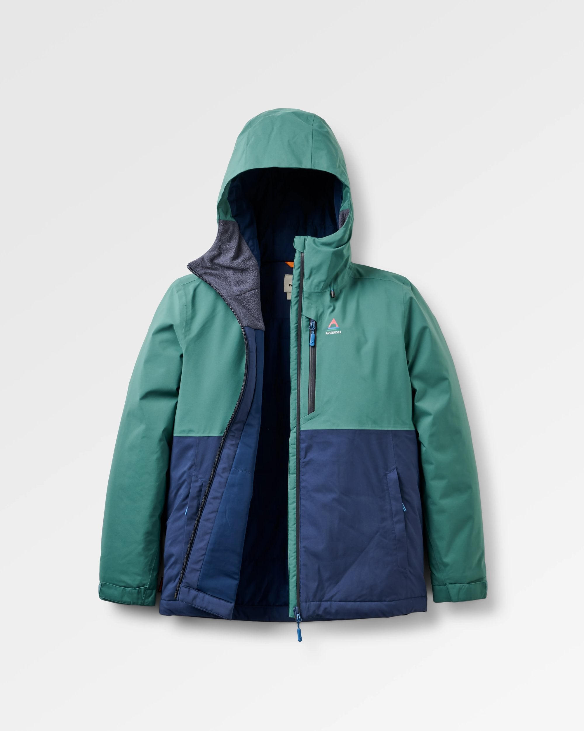 Elevate Insulated Waterproof Jacket - Deep Ocean/Rich Navy - Flatlay