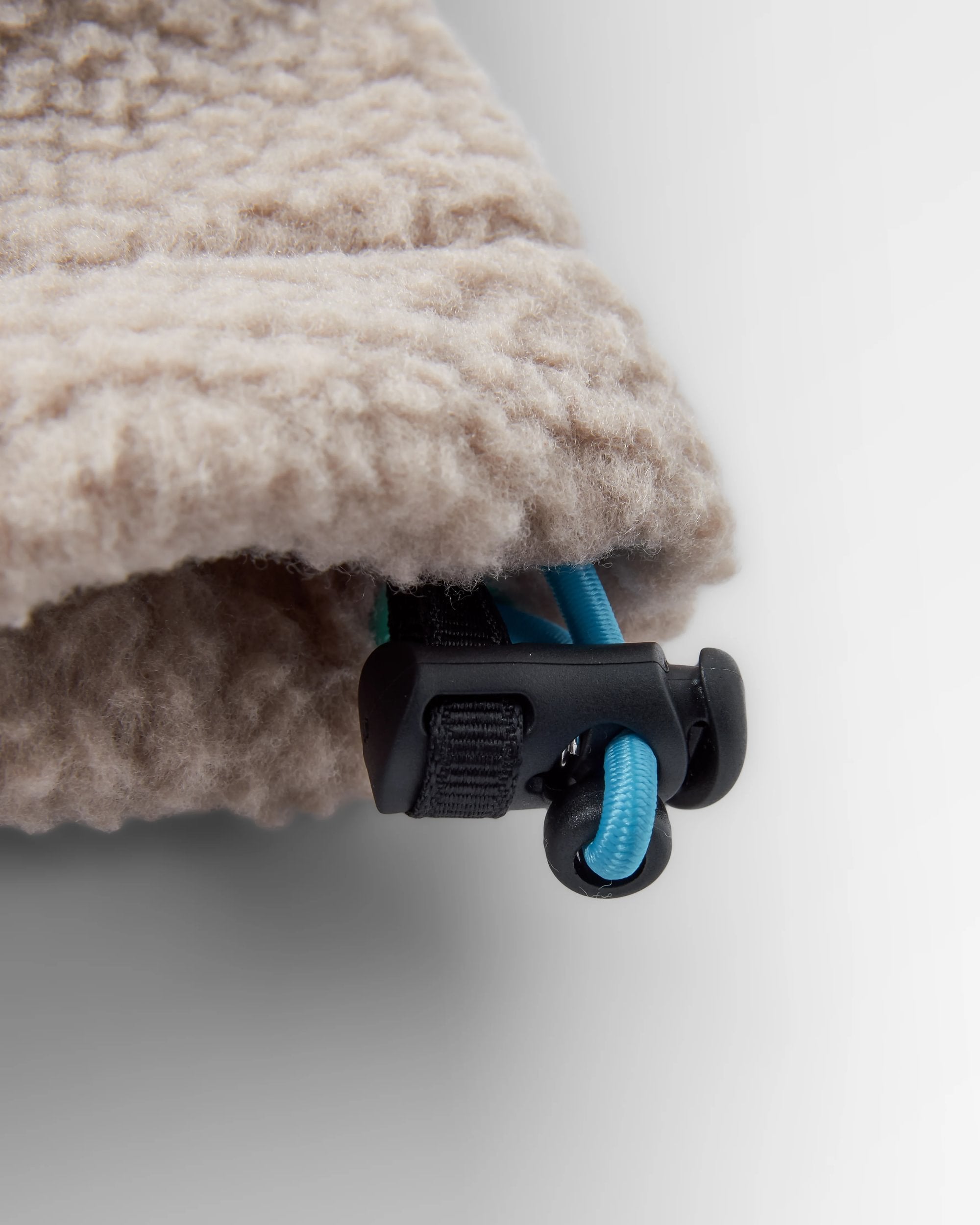 Fairbanks Recycled Sherpa Gilet - Faded Denim/Simply Taupe - Flatlay