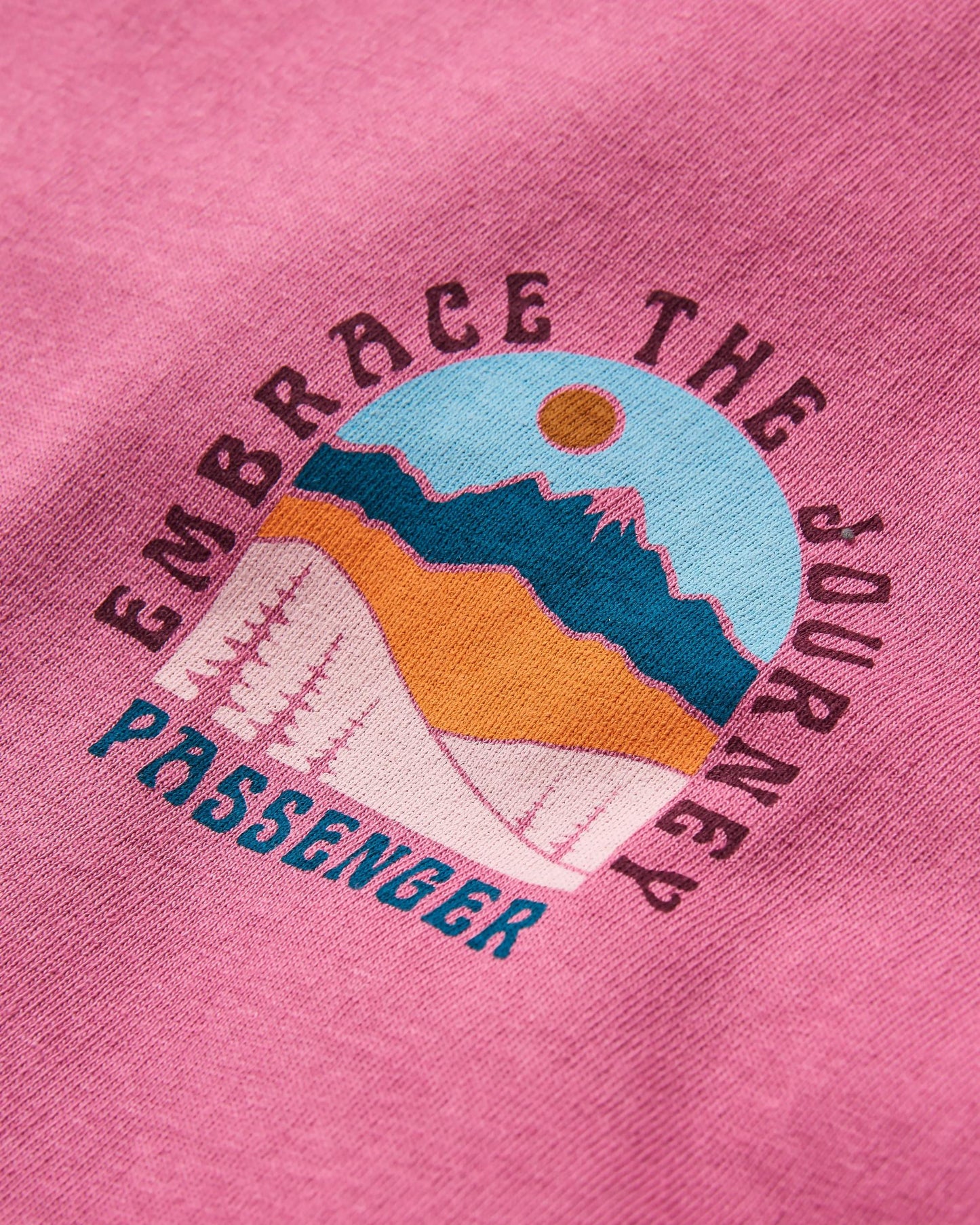 Outlook Recycled Cotton Oversized T-Shirt - Mauve Haze