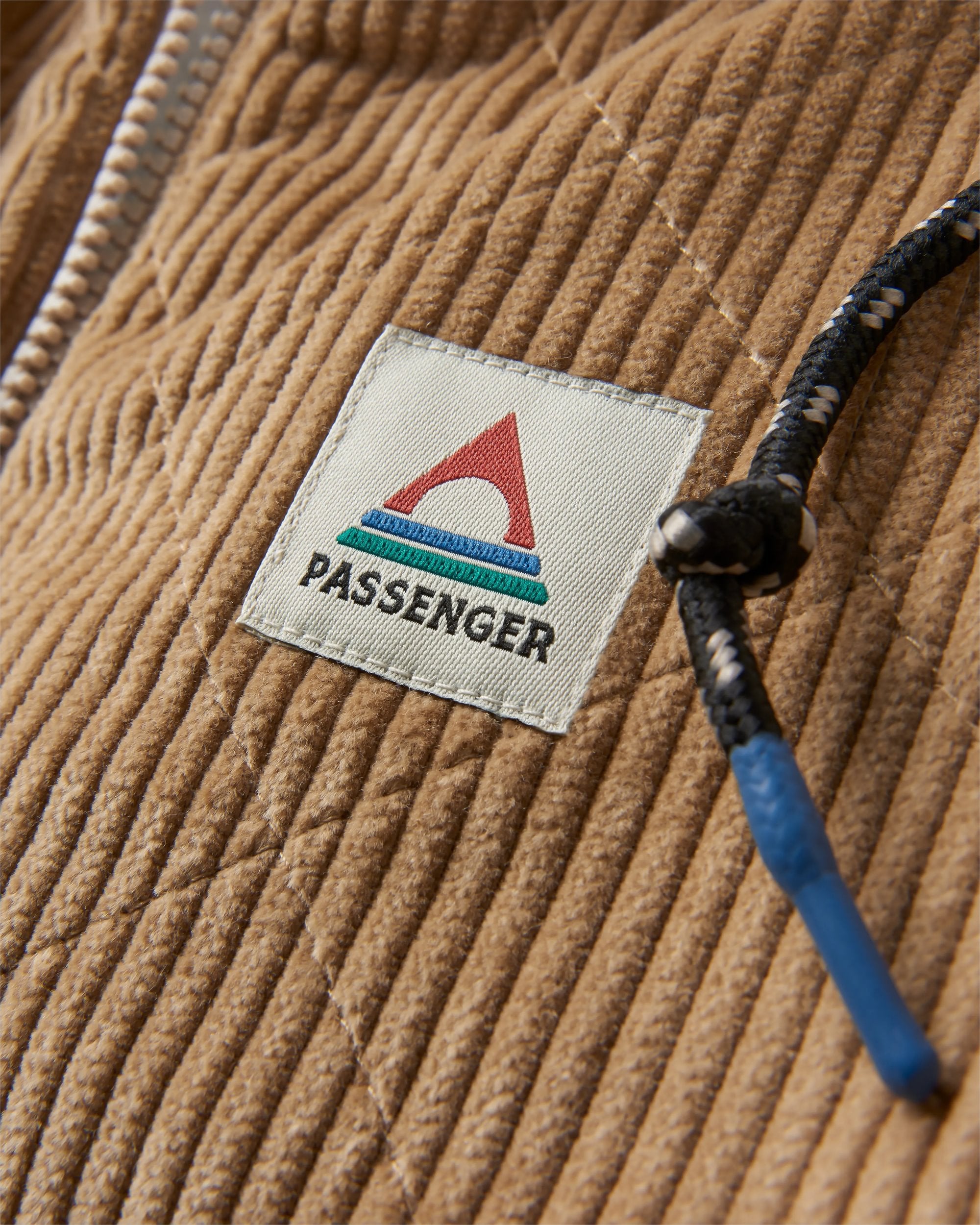 Awaken Recycled Deep-Pile Sherpa Fleece - Feather/Biscuit - Flatlay