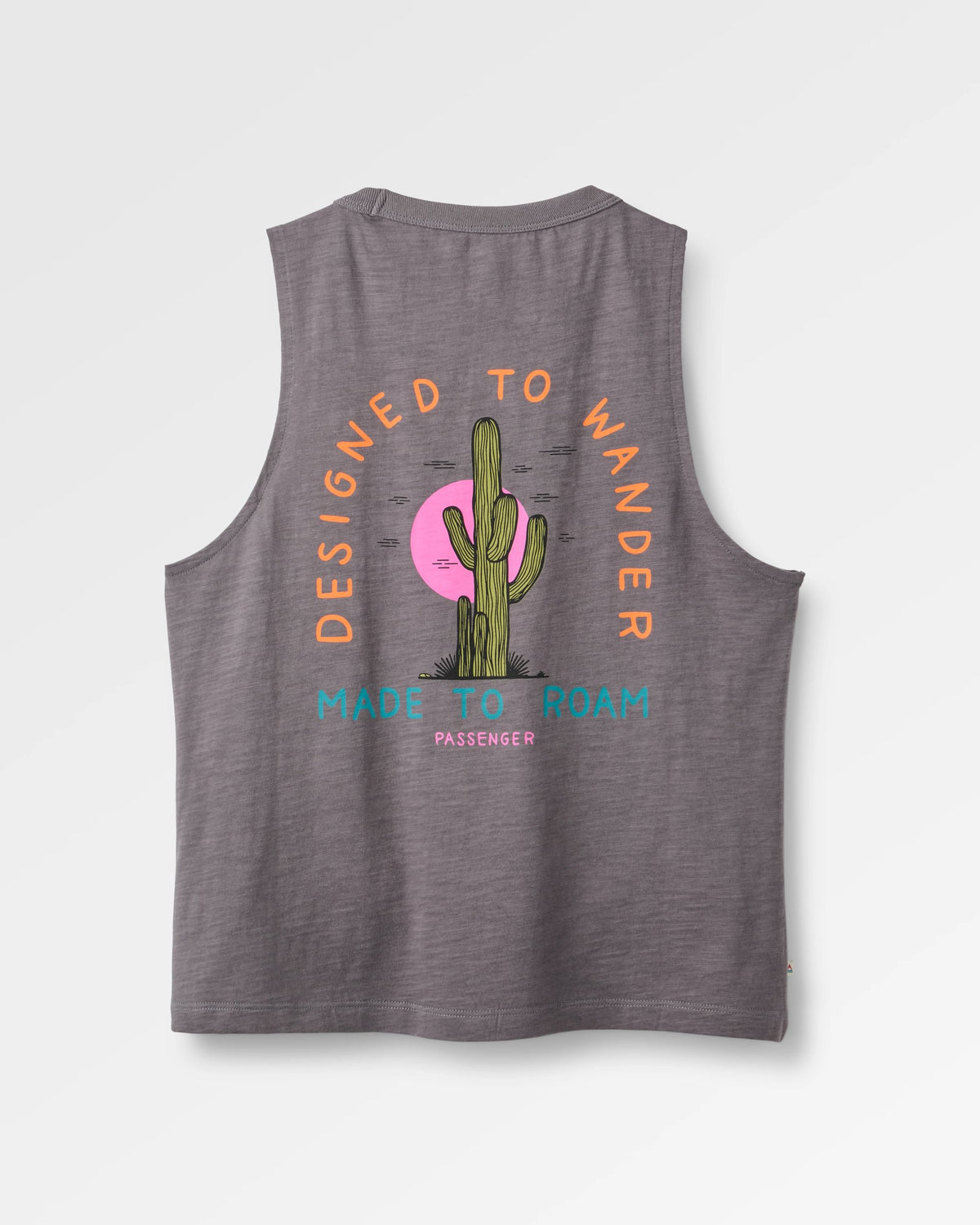 Women's Explore Vest - Charcoal - Flatlay