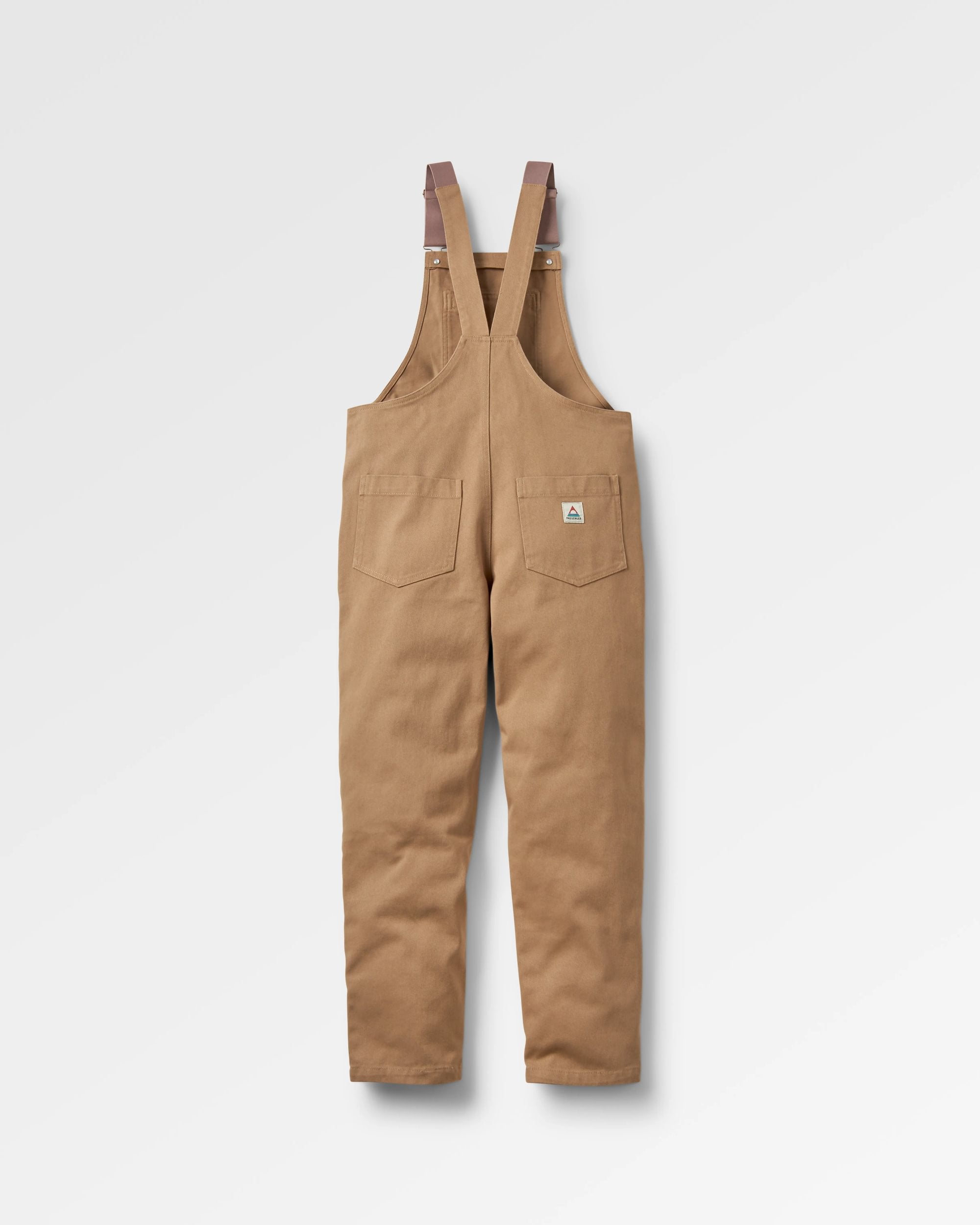 Shuffle Organic Cotton Dungarees - Elmwood - Flatlay