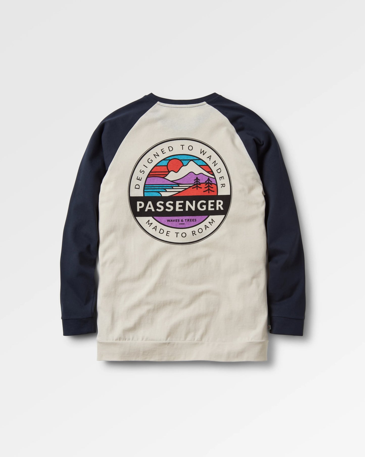 Wilds Recycled Cotton Oversized LS T-Shirt - Deep Navy