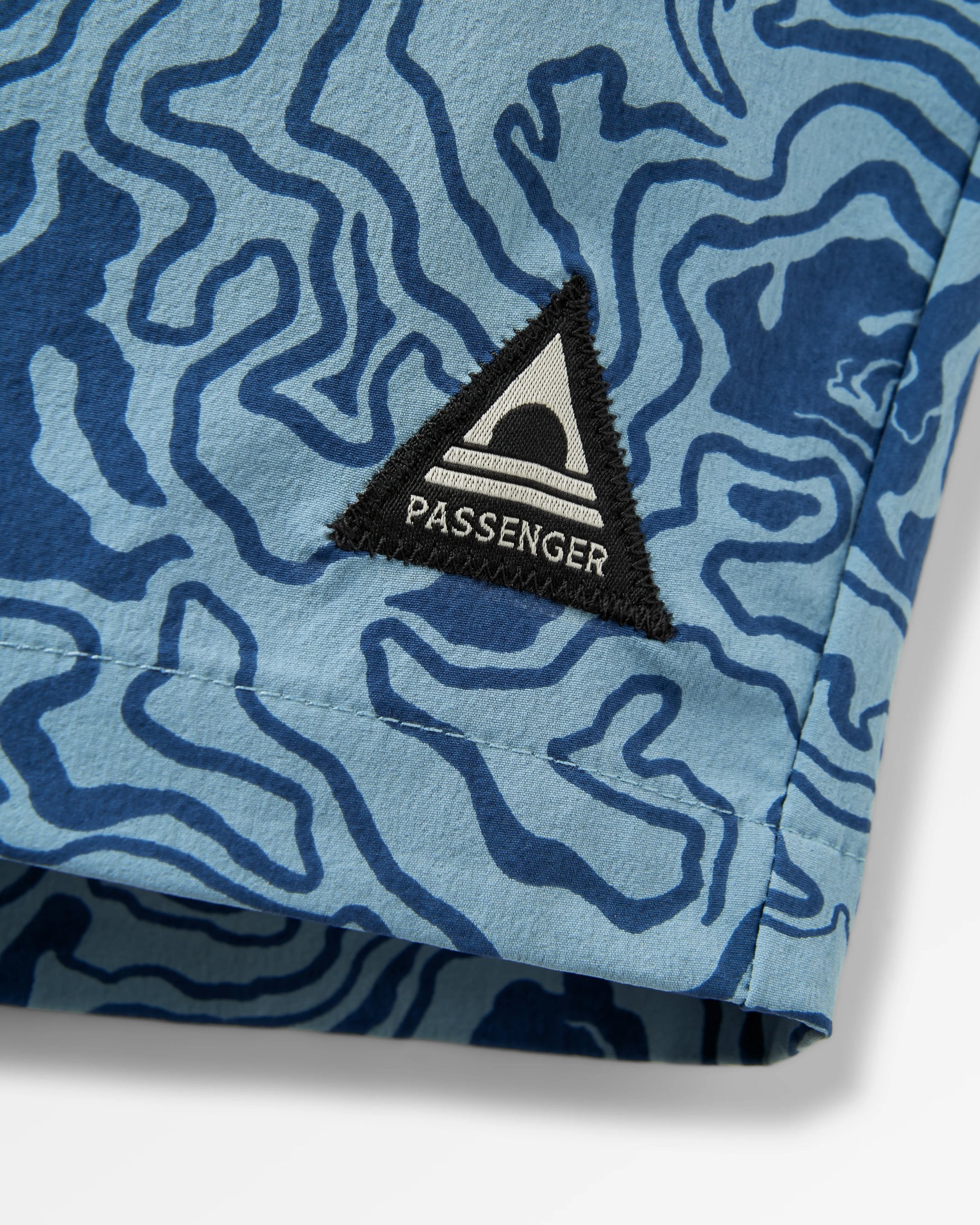 Drifter NetPlus® Swim Lined Short - Strata Swirl Arctic - Flatlay