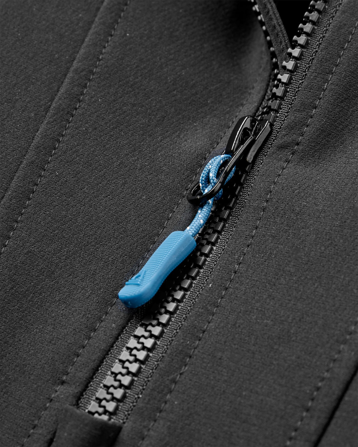 Ocean Recycled Softshell Anorak - Black - Flatlay