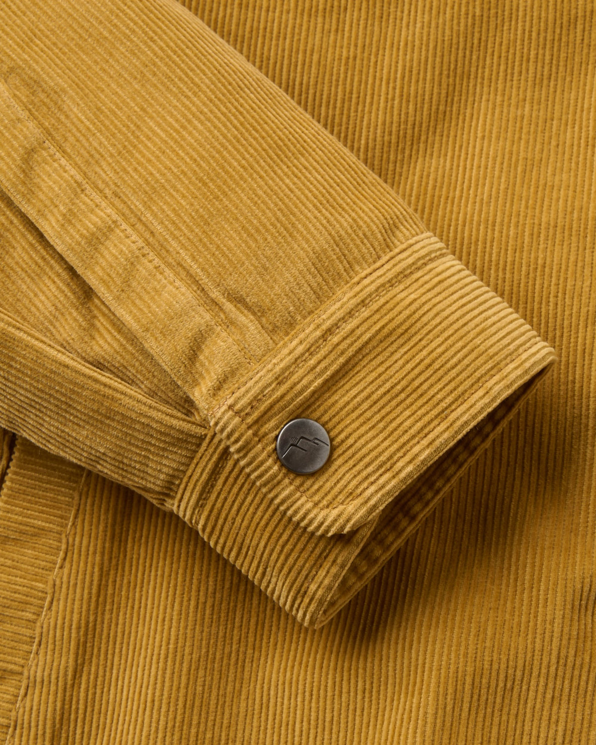 Kodiak Sherpa Lined Cord Overshirt - Dusty Ochre - Flatlay