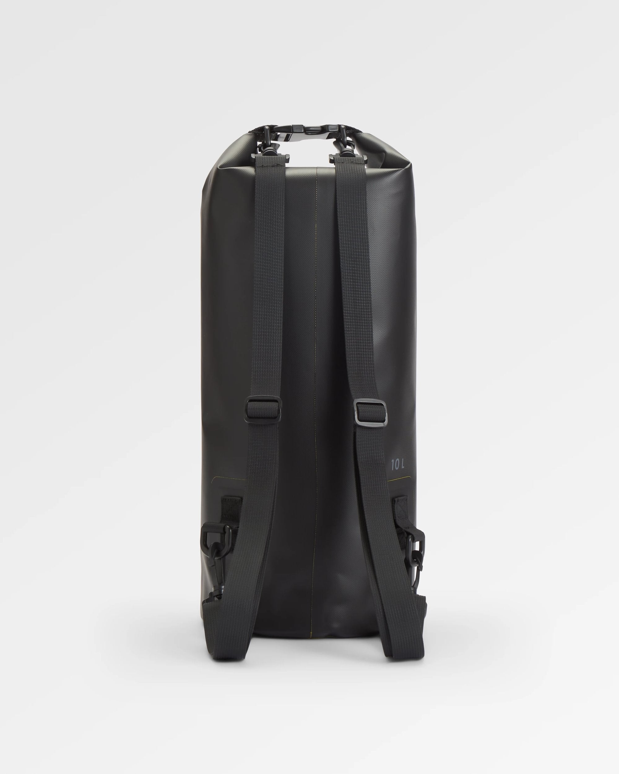 Tide 10L Recycled Dry Bag - Black - Flatlay