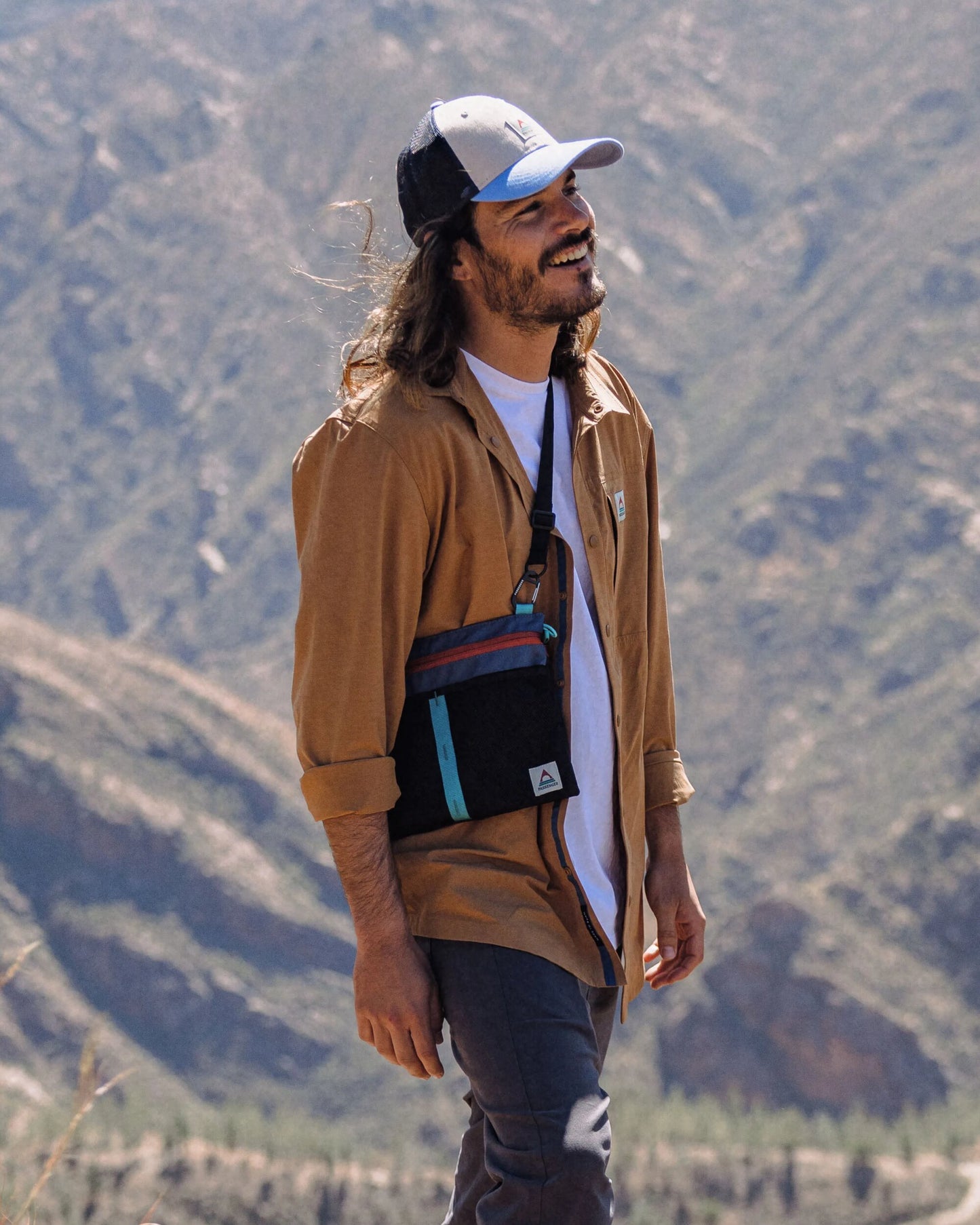 Waypoint Cross Body Bag - Black - Lifestyle - Male