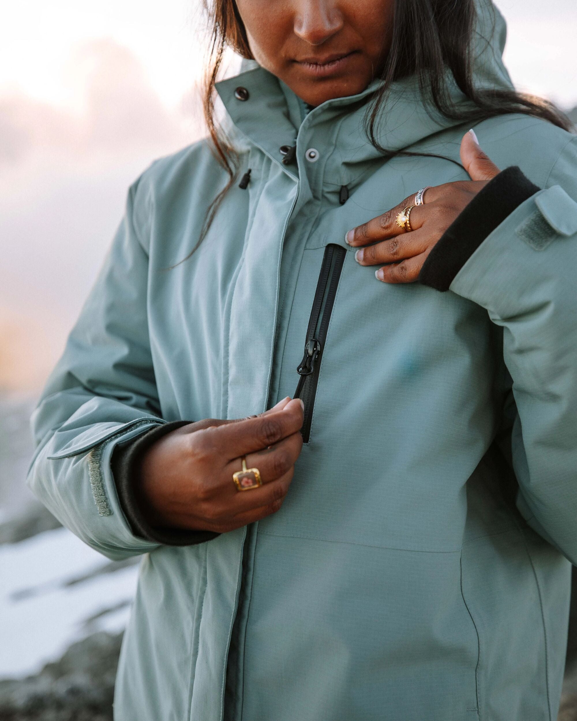 Cloudmont Waterproof Down Parka - Stormy Sea - IGC