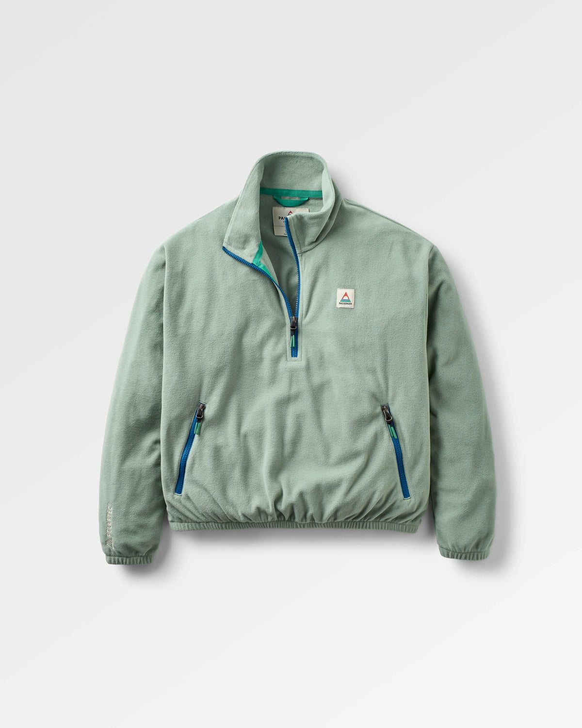Ayla Micro Polartec® Fleece - Pistachio - Flatlay