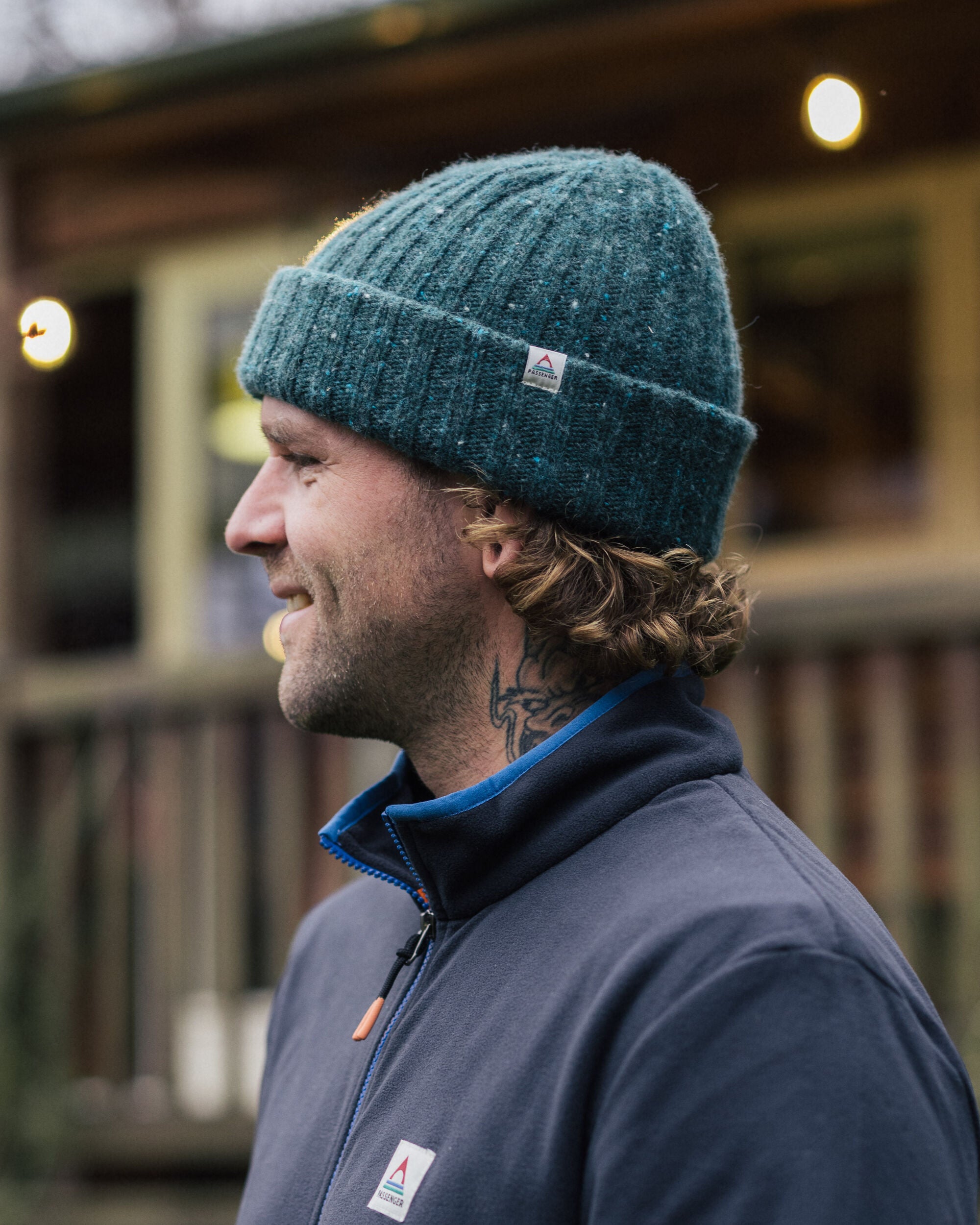 Fisherman Recycled Beanie - Fir Tree - Lifestyle - Male