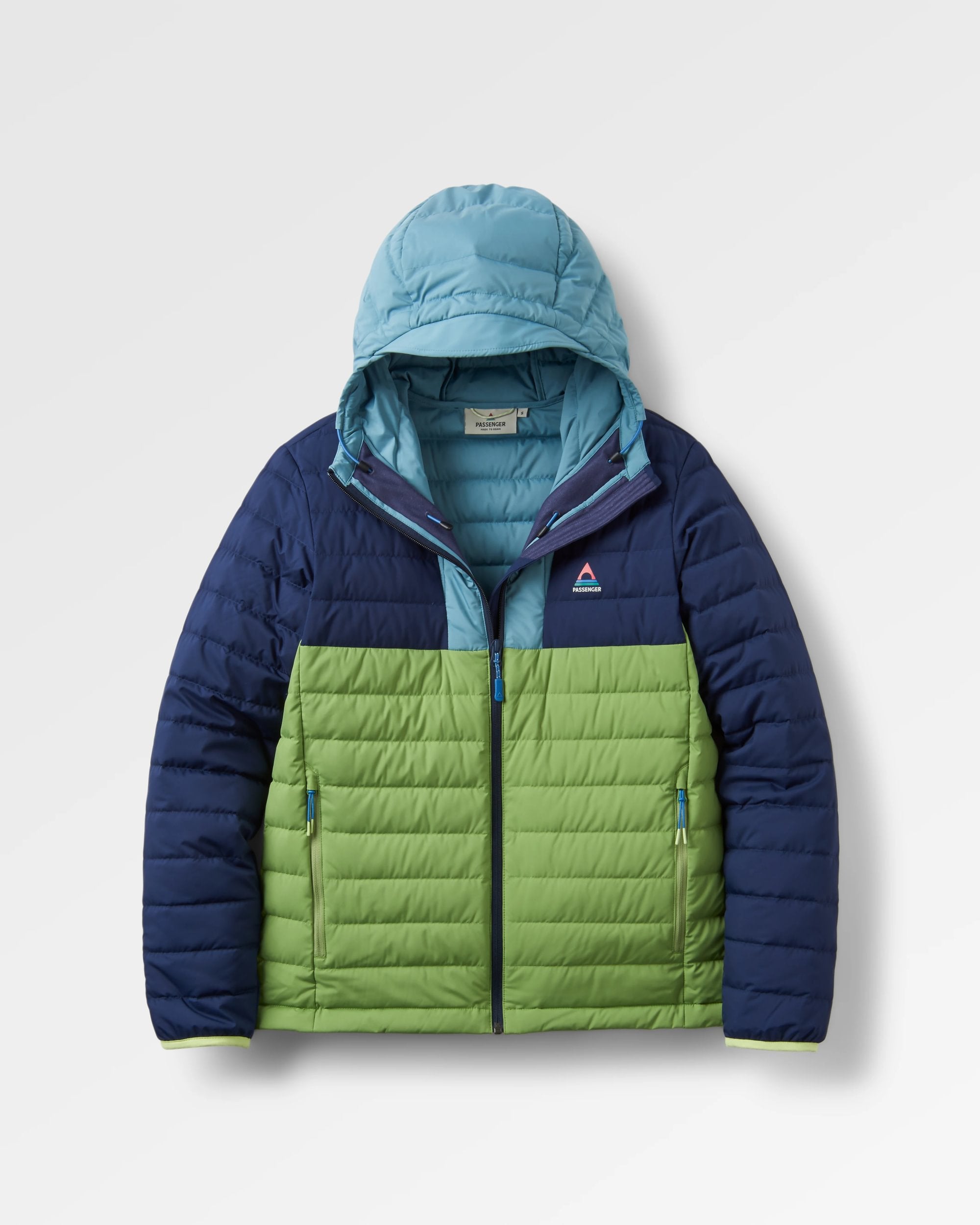 Northstar Down Recycled Jacket Rich Navy/Pear Green/Arctic Passenger