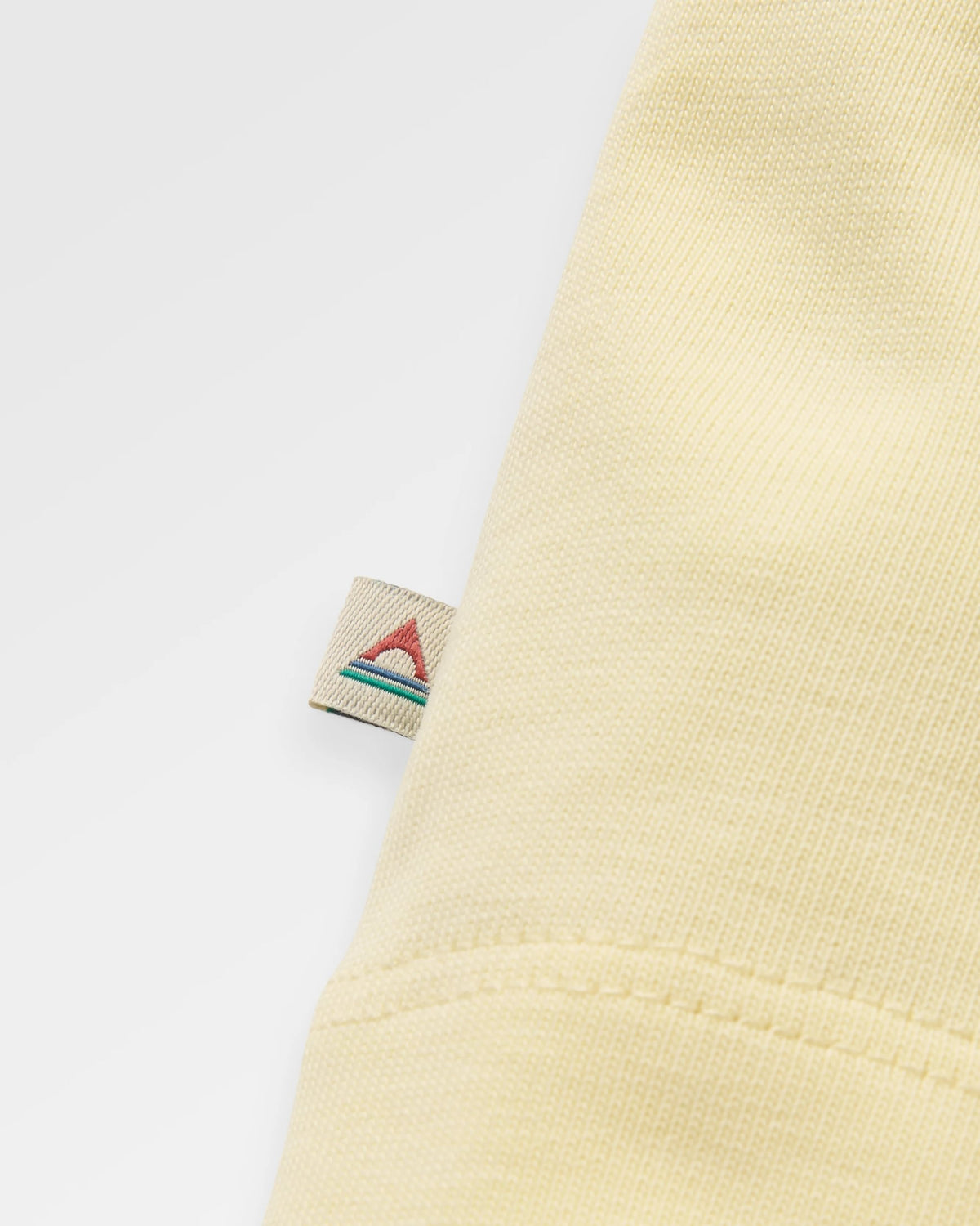 Roamer Patch Relaxed Fit T-Shirt - Pale Yellow - Flatlay