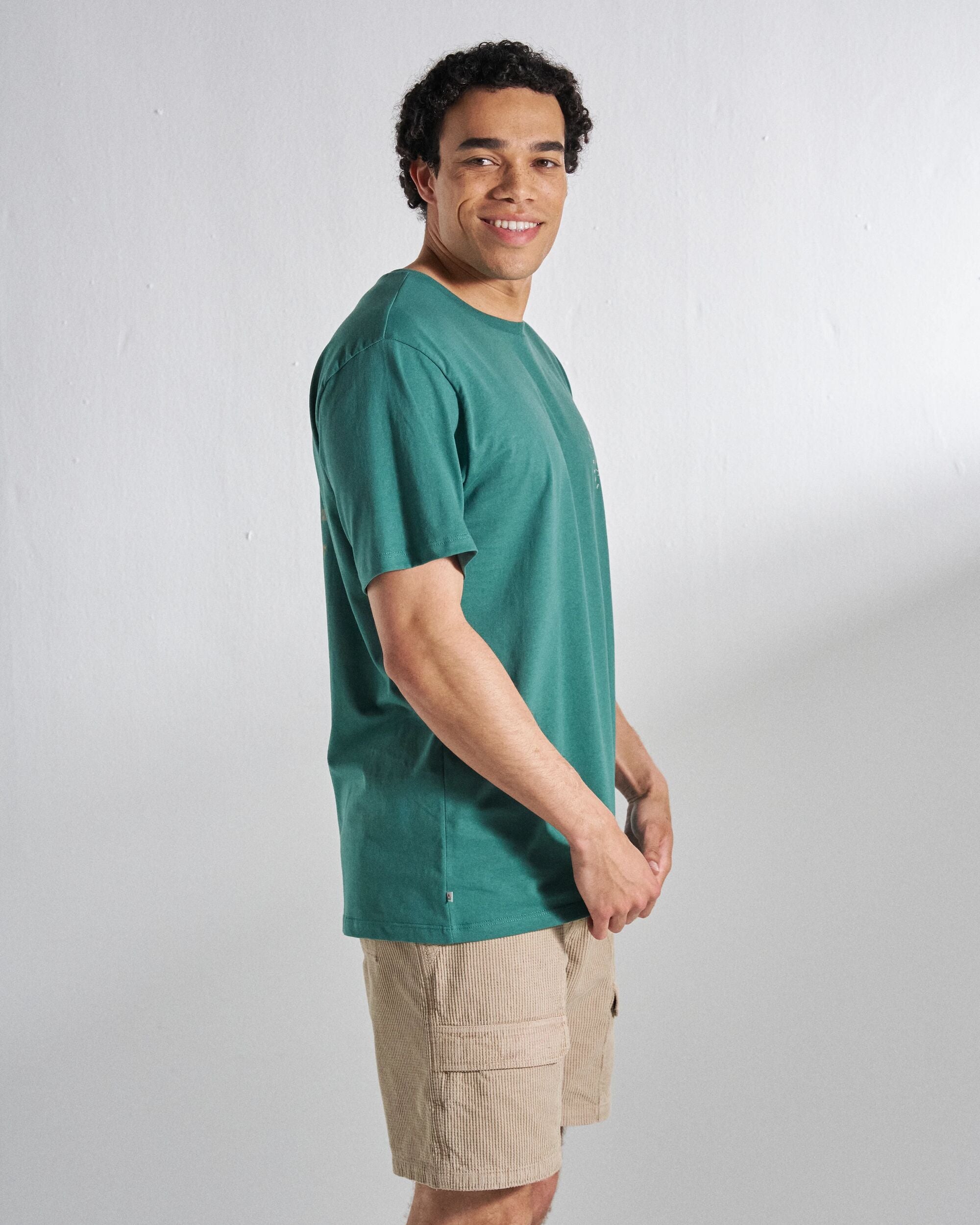 Escapism T-Shirt - Deep Ocean - Studio Model