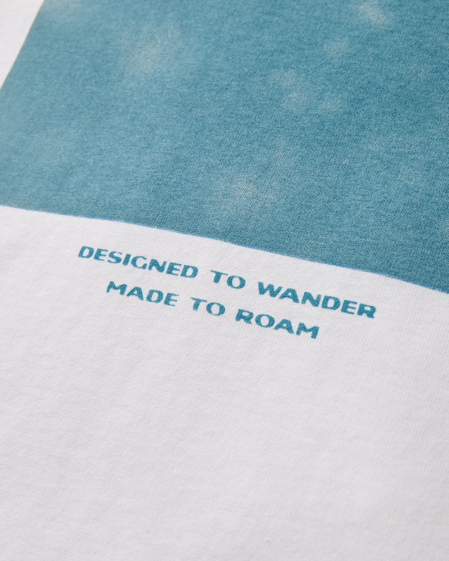 Roam Recycled Cotton T-Shirt - White - Flatlay