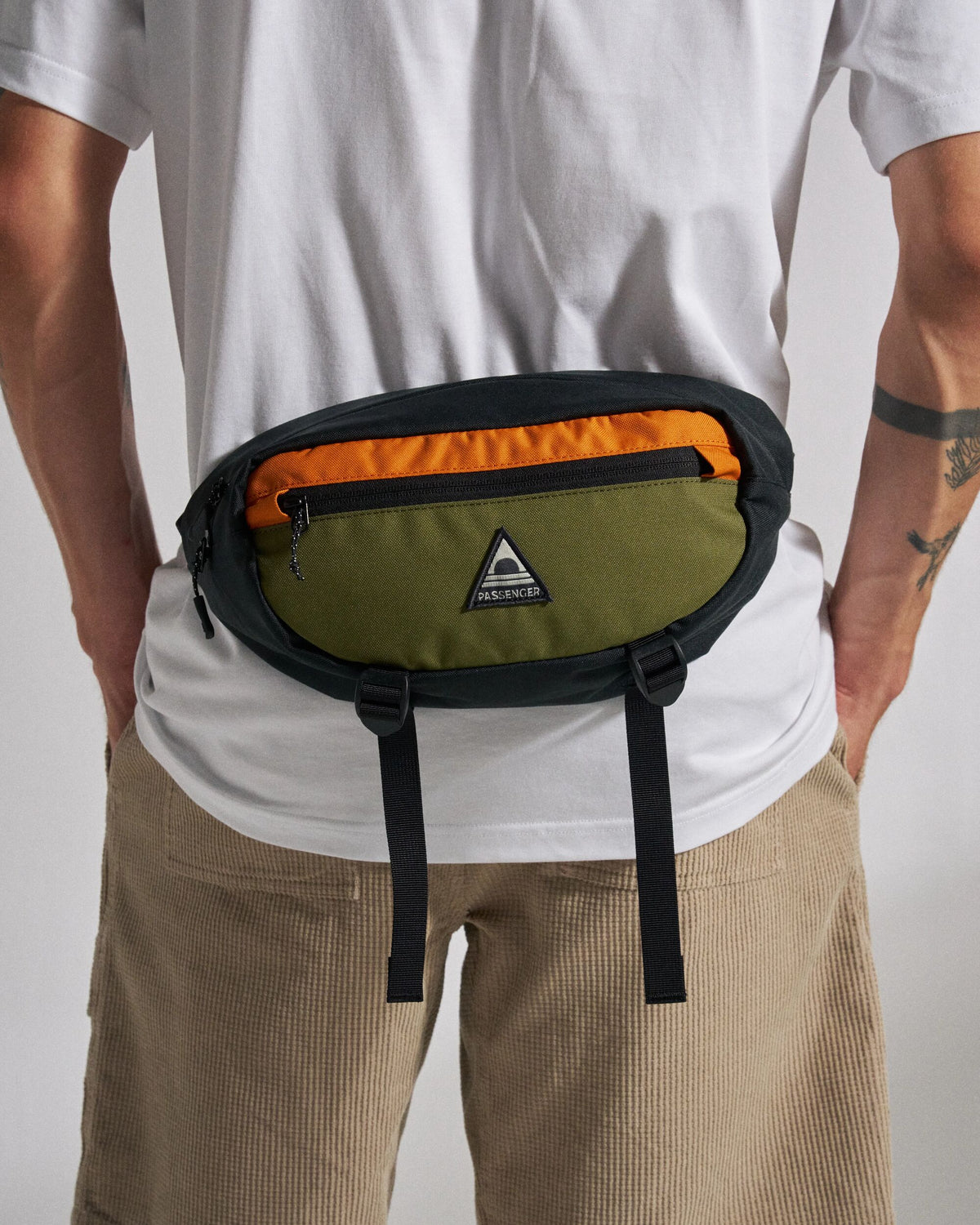 Boondocker Hip Pack 2.0 - Khaki - Studio Model