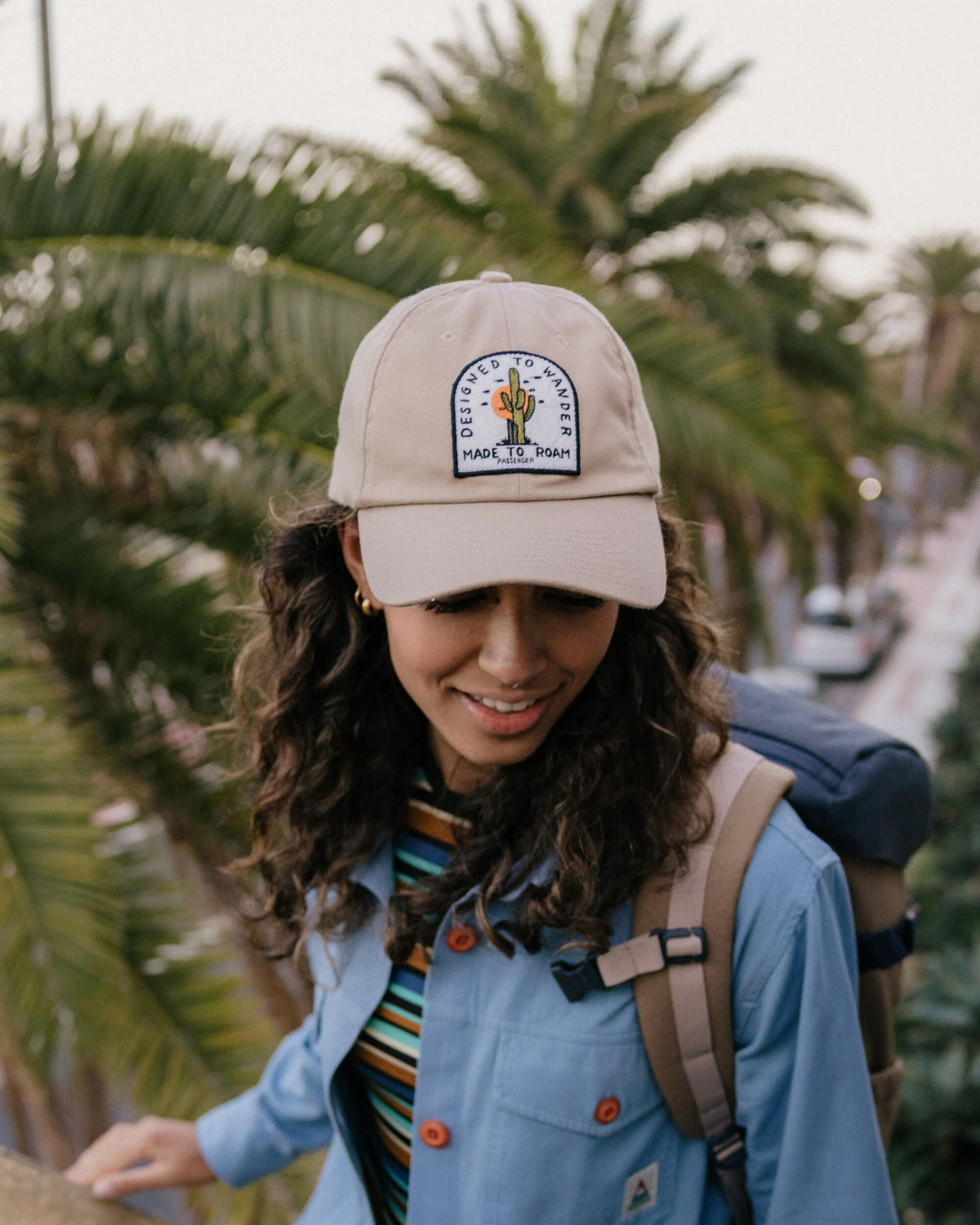 Oakash 6 Panel Cap - Simply Taupe - Lifestyle - Female