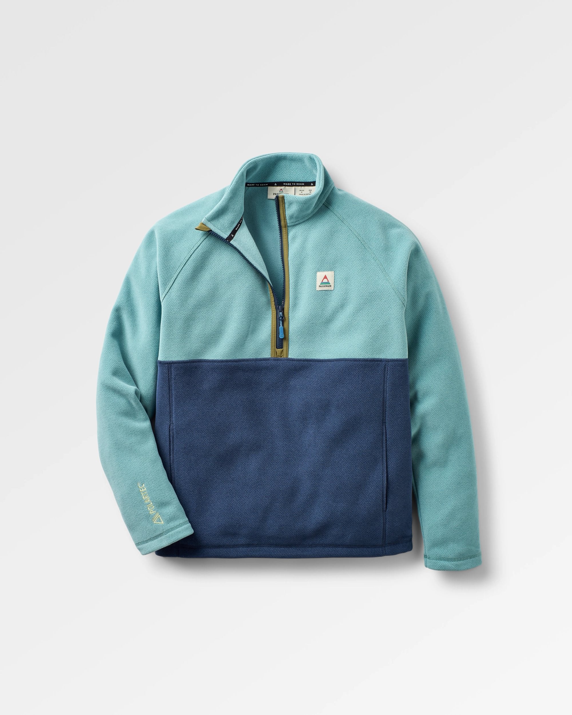 Men's Highland Recycled Polartec® Fleece - Arctic - Flatlay