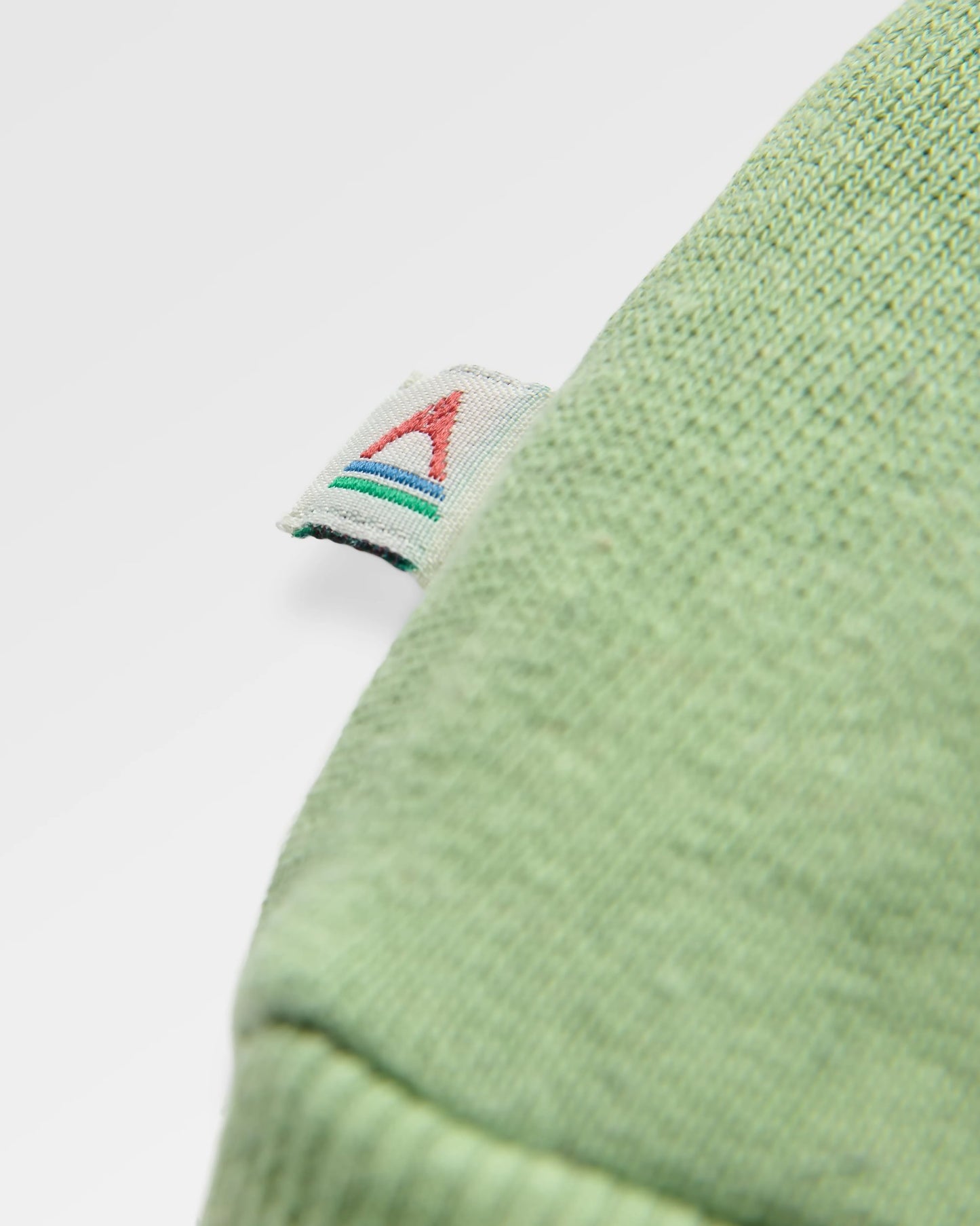Dune Hoodie - Stem Green Marl - Flatlay