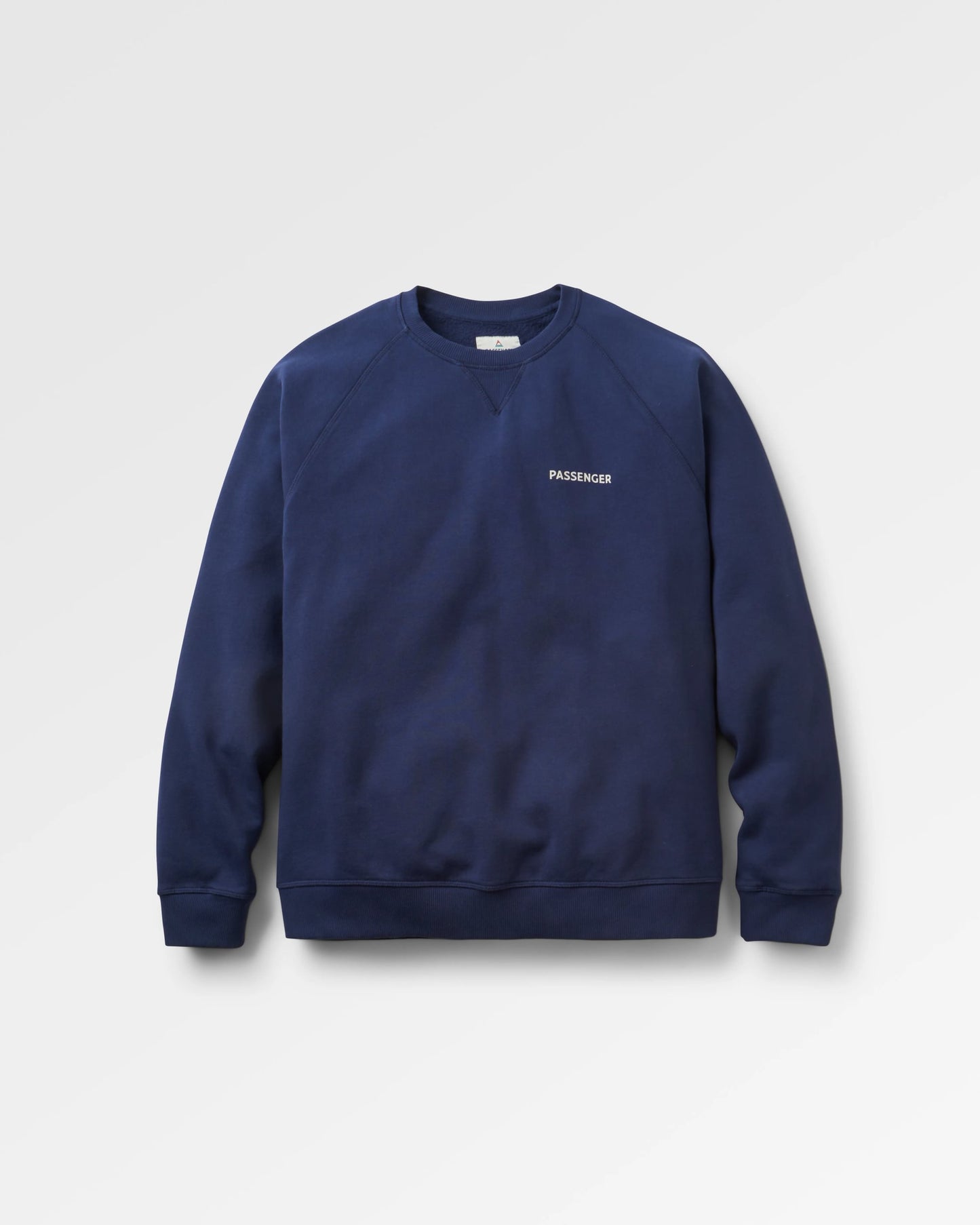 Roamer Men's Recycled Cotton Sweatshirt - Rich Navy - Flatlay