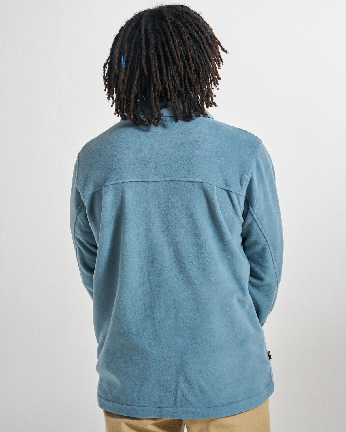 Adapt Polartec® Overshirt - Stormy Blue - Studio Model