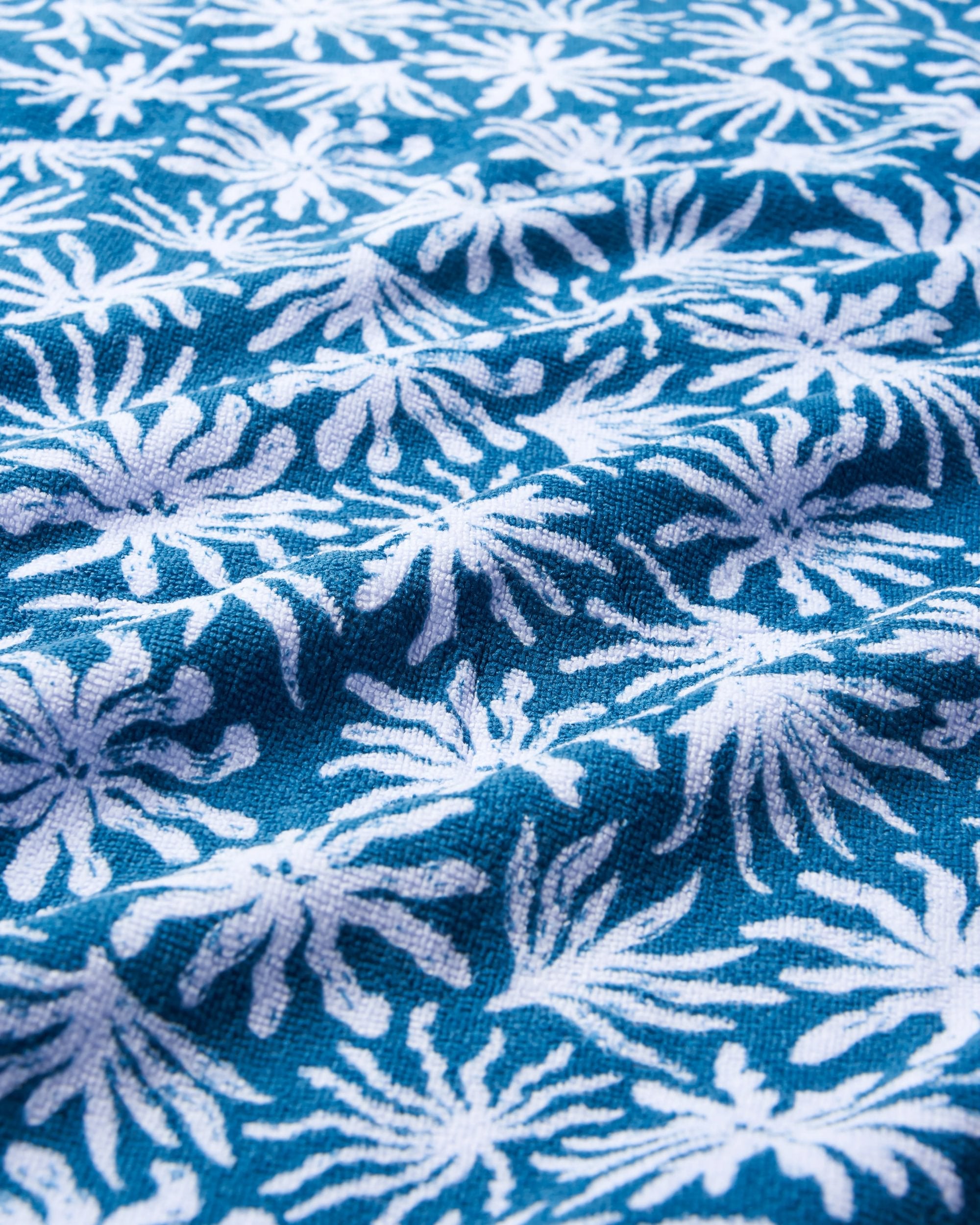 Travel Recycled Quick Dry Towel - Seaweed Blue Steel - Flatlay