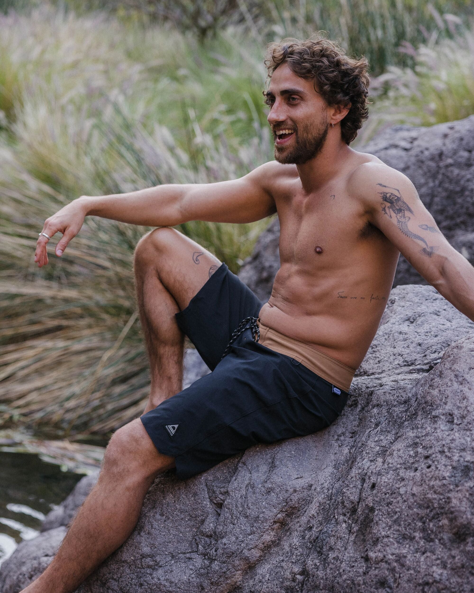 Cruiser NetPlus® Recycled 21" Boardshort - Black - Lifestyle