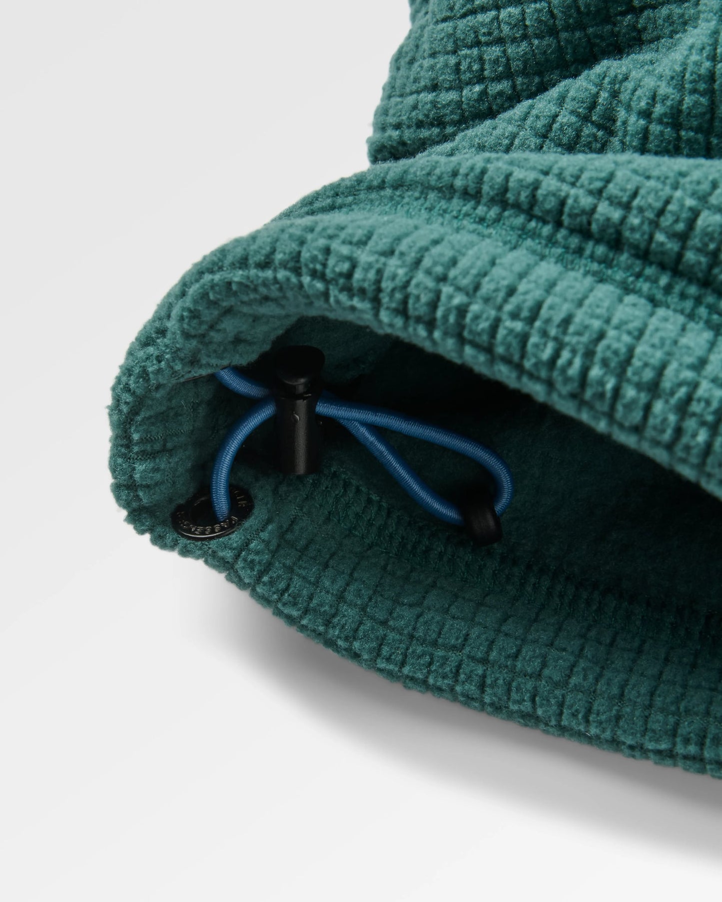 Forestscape Recycled Fleece Hoodie - Deep Ocean - Flatlay