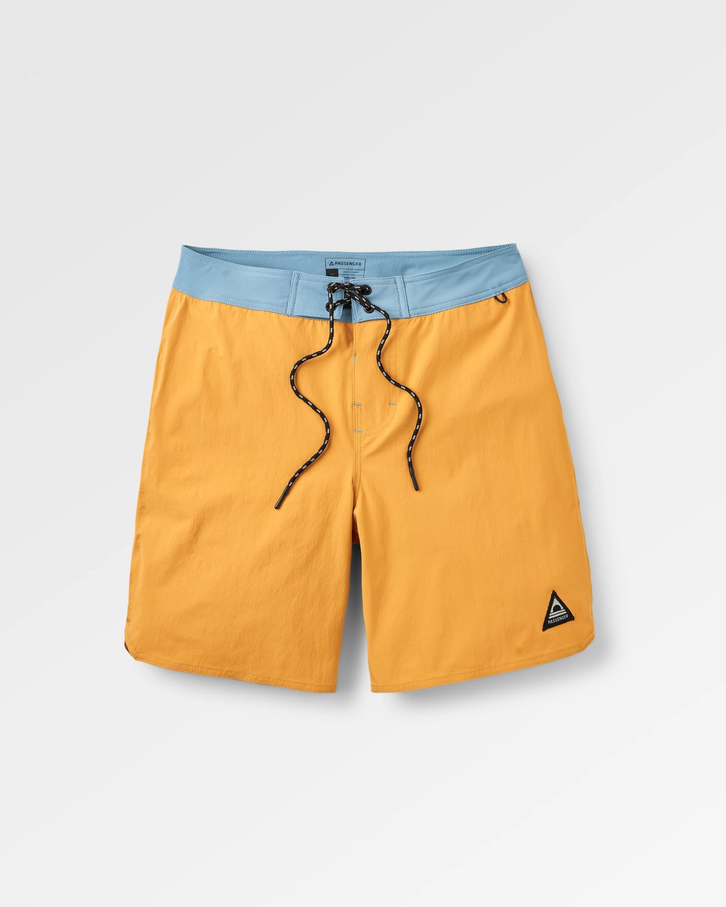 Cruiser Recycled Boardshort - 19" - Spruce Yellow - Flatlay