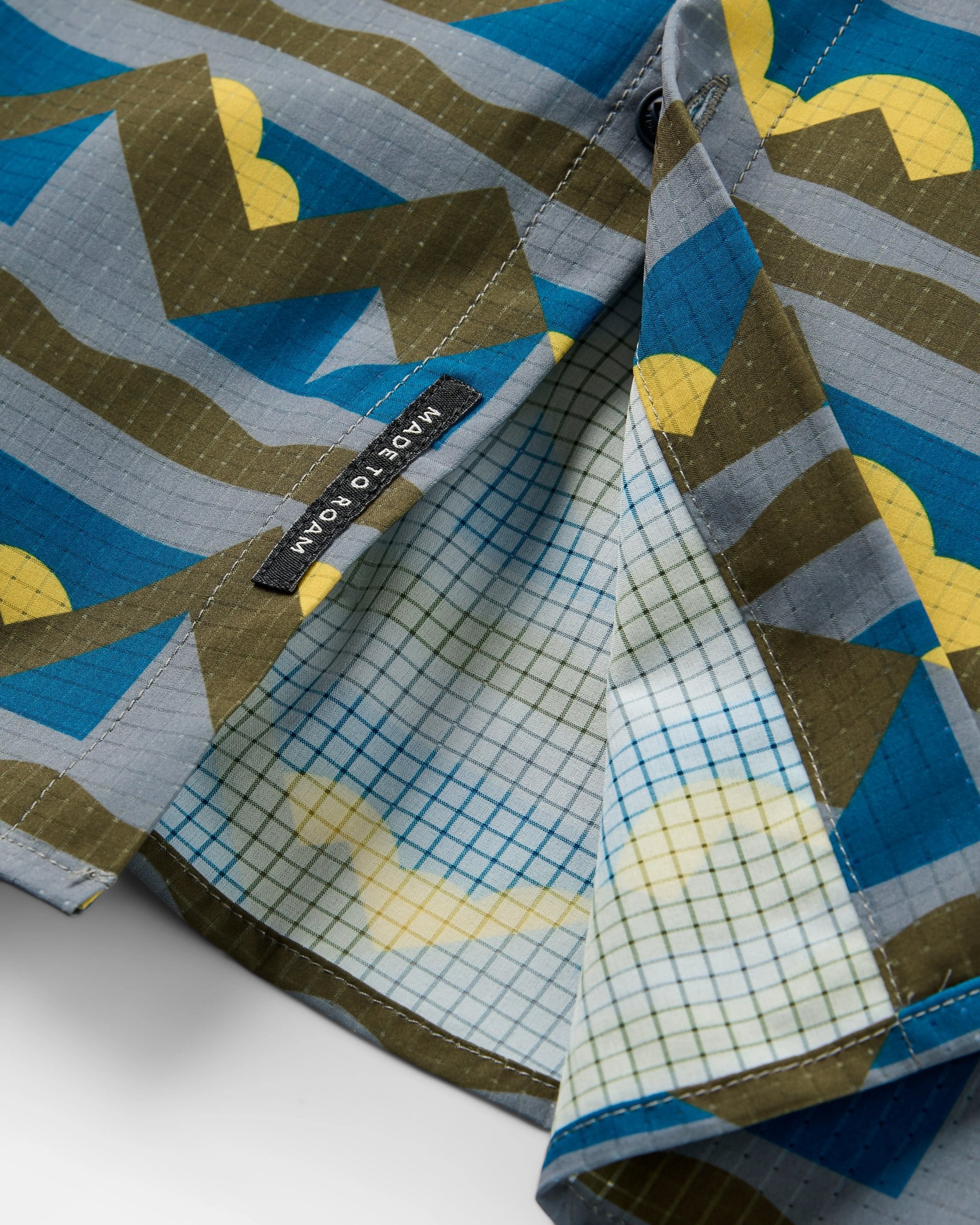 365 Recycled Active Shirt - Views Dark Olive - Flatlay