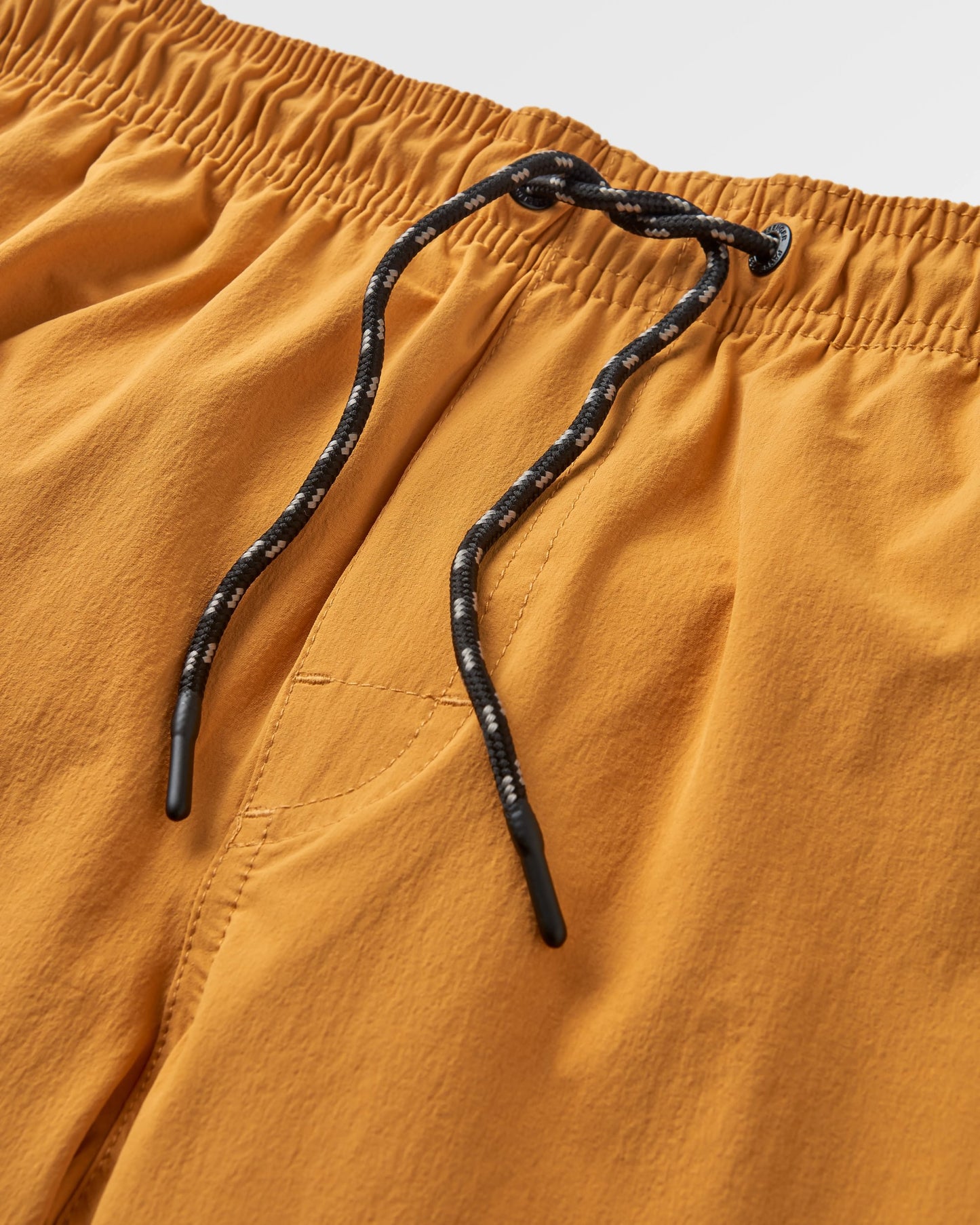 Drifter Beach Linerless Short - Spruce Yellow - Flatlay