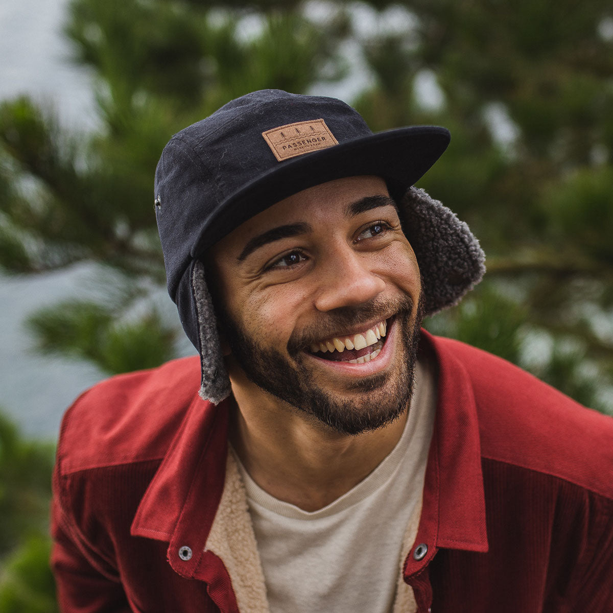 Twill Daytime Sherpa Lined Hat Faded Black Passenger