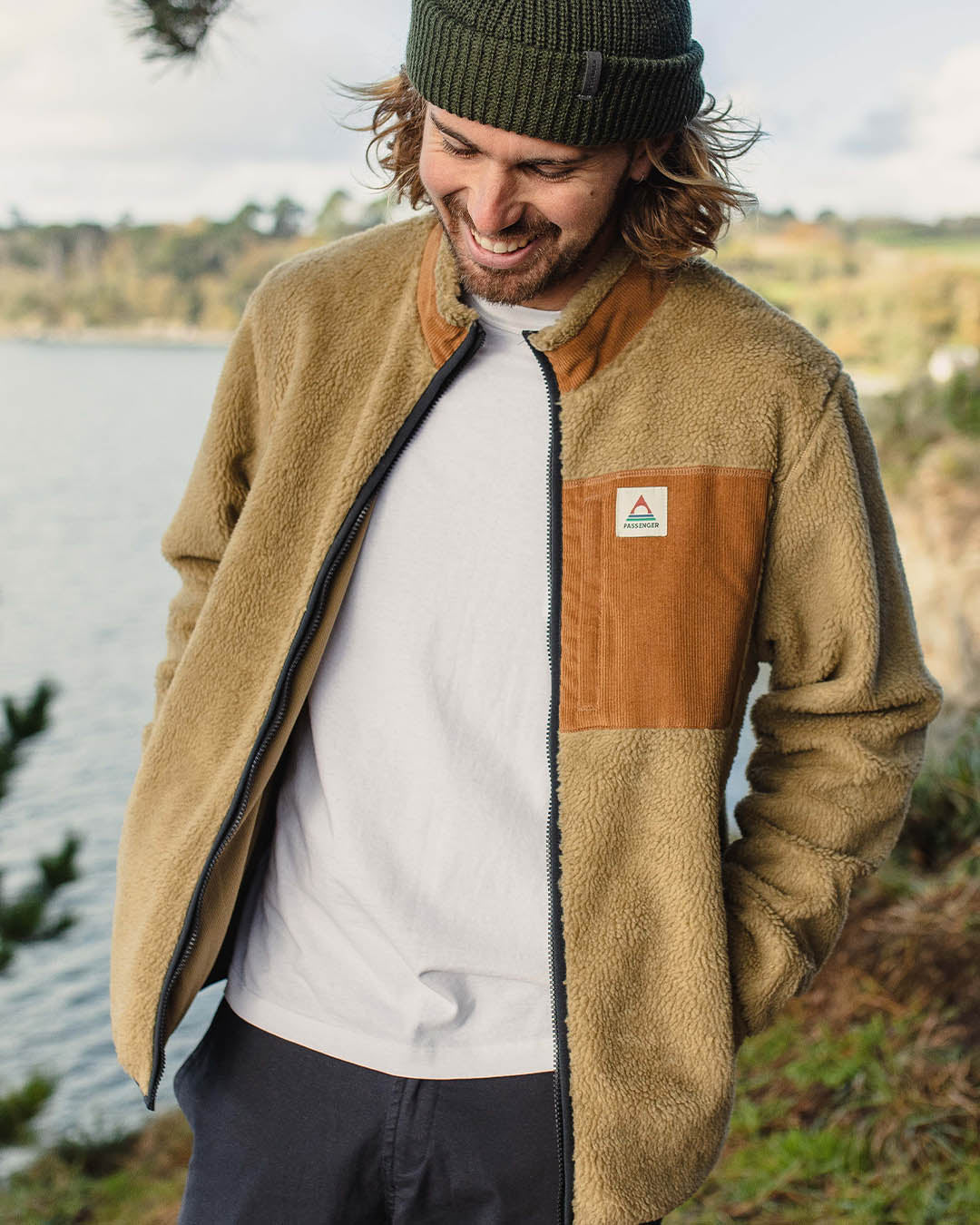 Trekker Deep-Pile Sherpa Fleece - Biscuit - Lifestyle