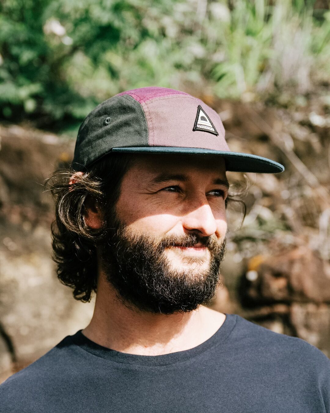 Fixie Recycled 5 Panel Cap - Grape Multi - Lifestyle - Male