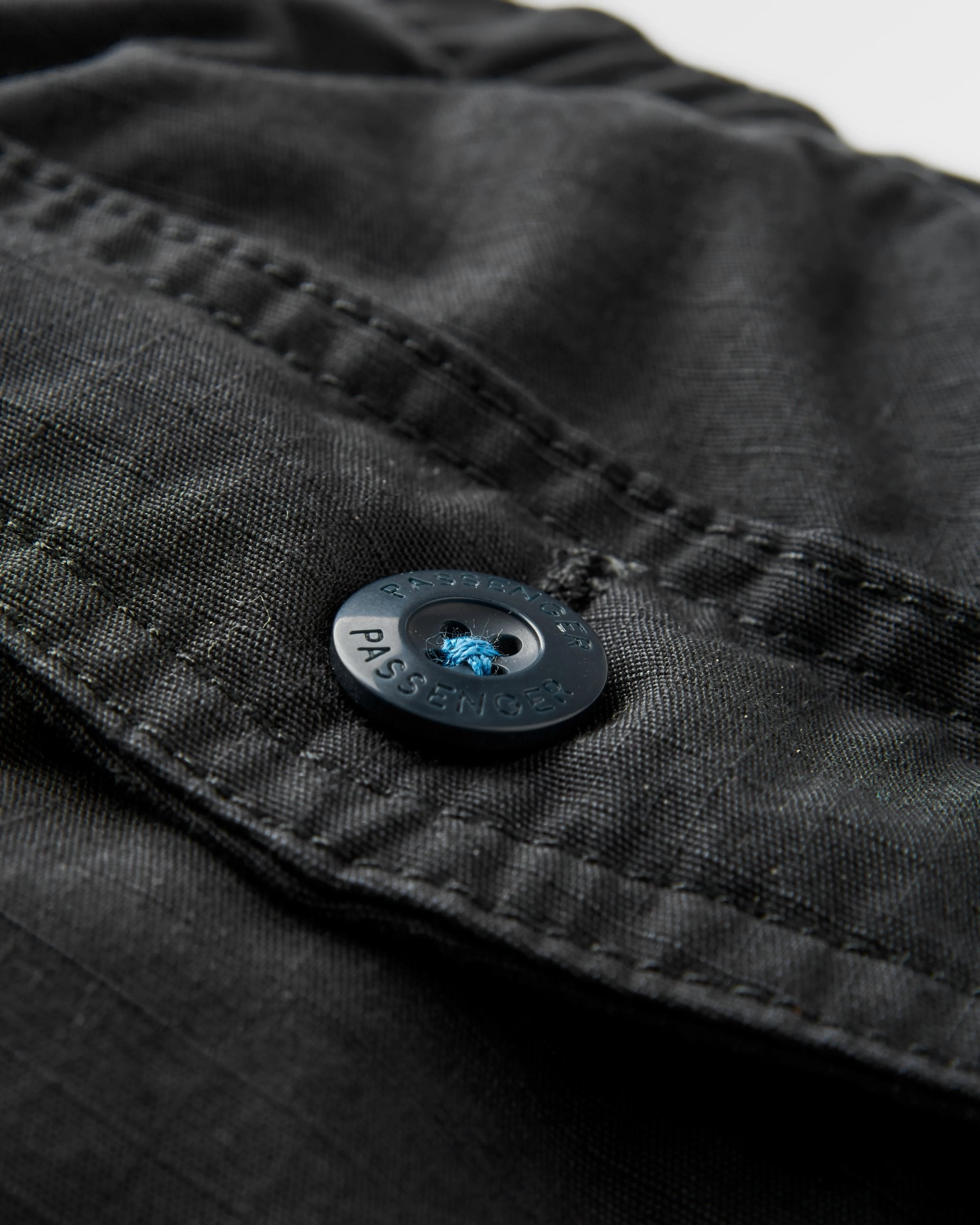 Rif-Raf Ripstop Trouser - Black - Flatlay