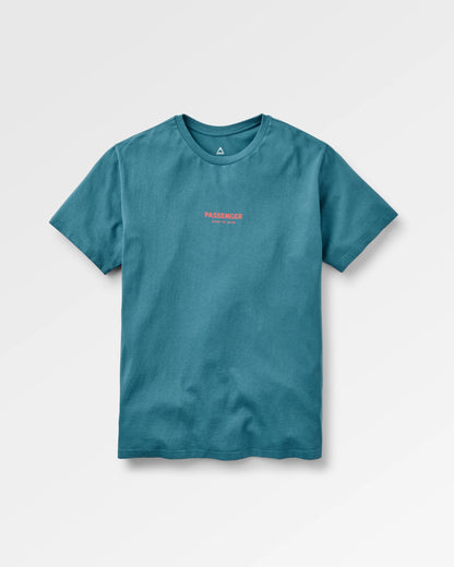 Passenger T-Shirt - Blue Steel - Flatlay