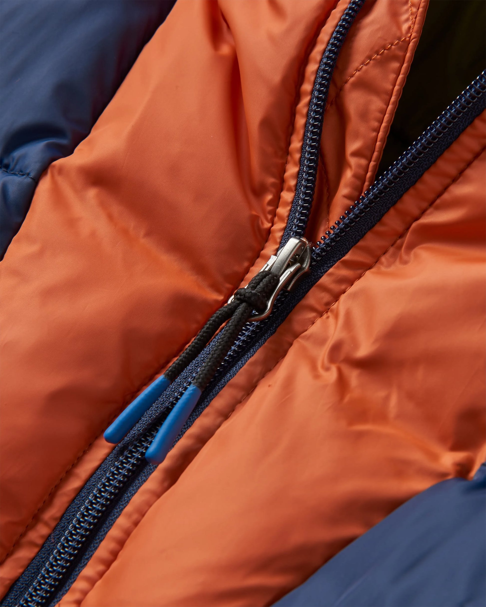 Flynn Recycled Insulated Jacket - Rich Navy/ Burnt Orange