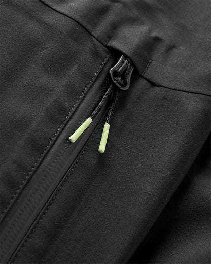 Five Element Waterproof Jacket - Black - Flatlay