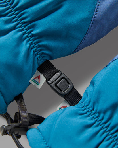 Moonlight Mittens - Tidal Blue - Flatlay