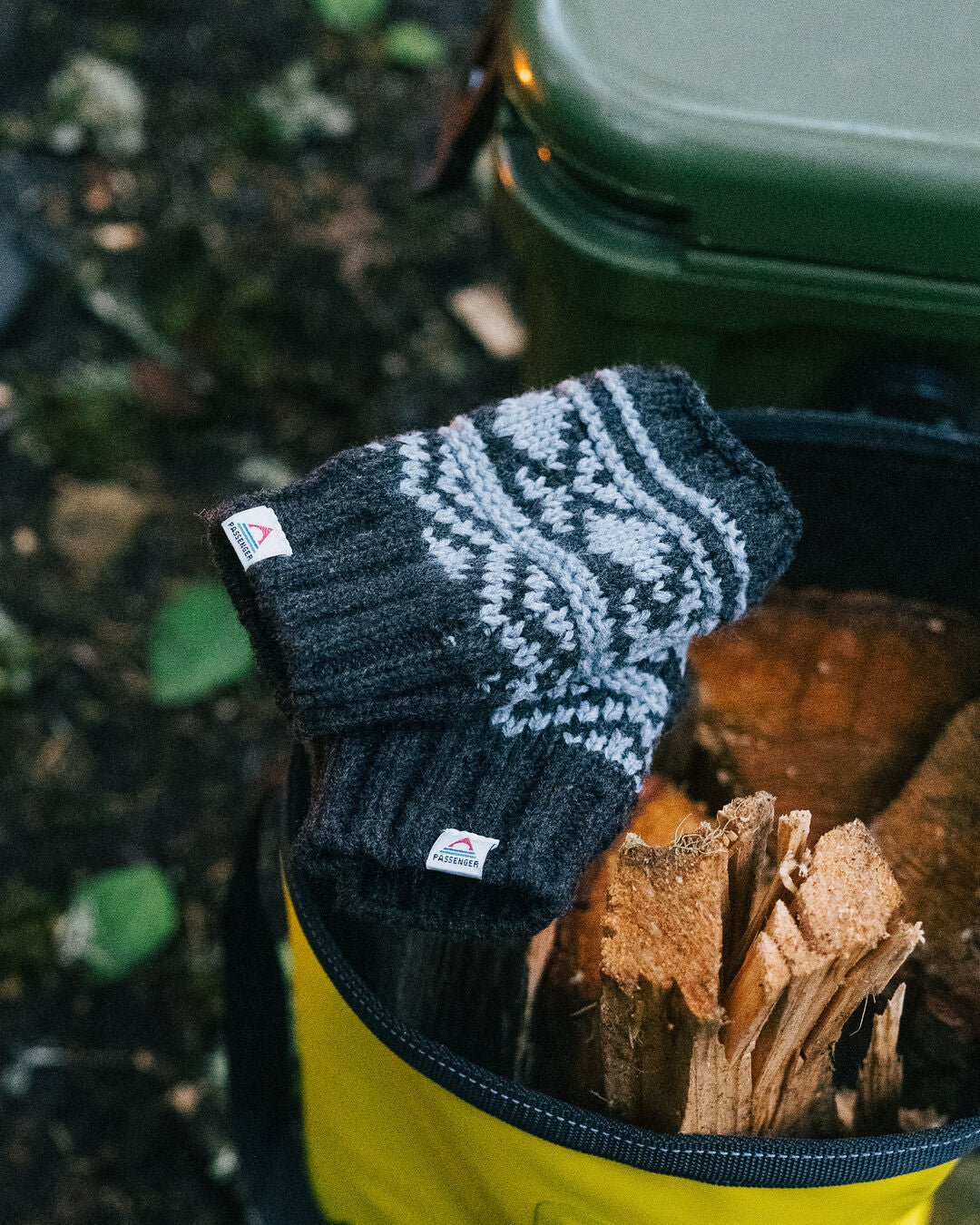 fingerlose handschuhe fleece Lily Gefütterte fingerlose Fleece-Handschuhe Schwarz – Passenger