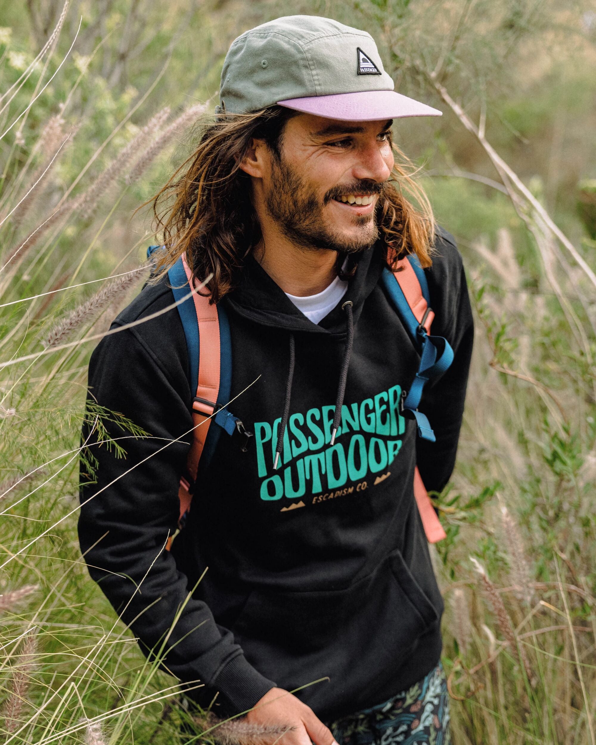 Yuca Organic Cotton Hoodie - Black - Lifestyle