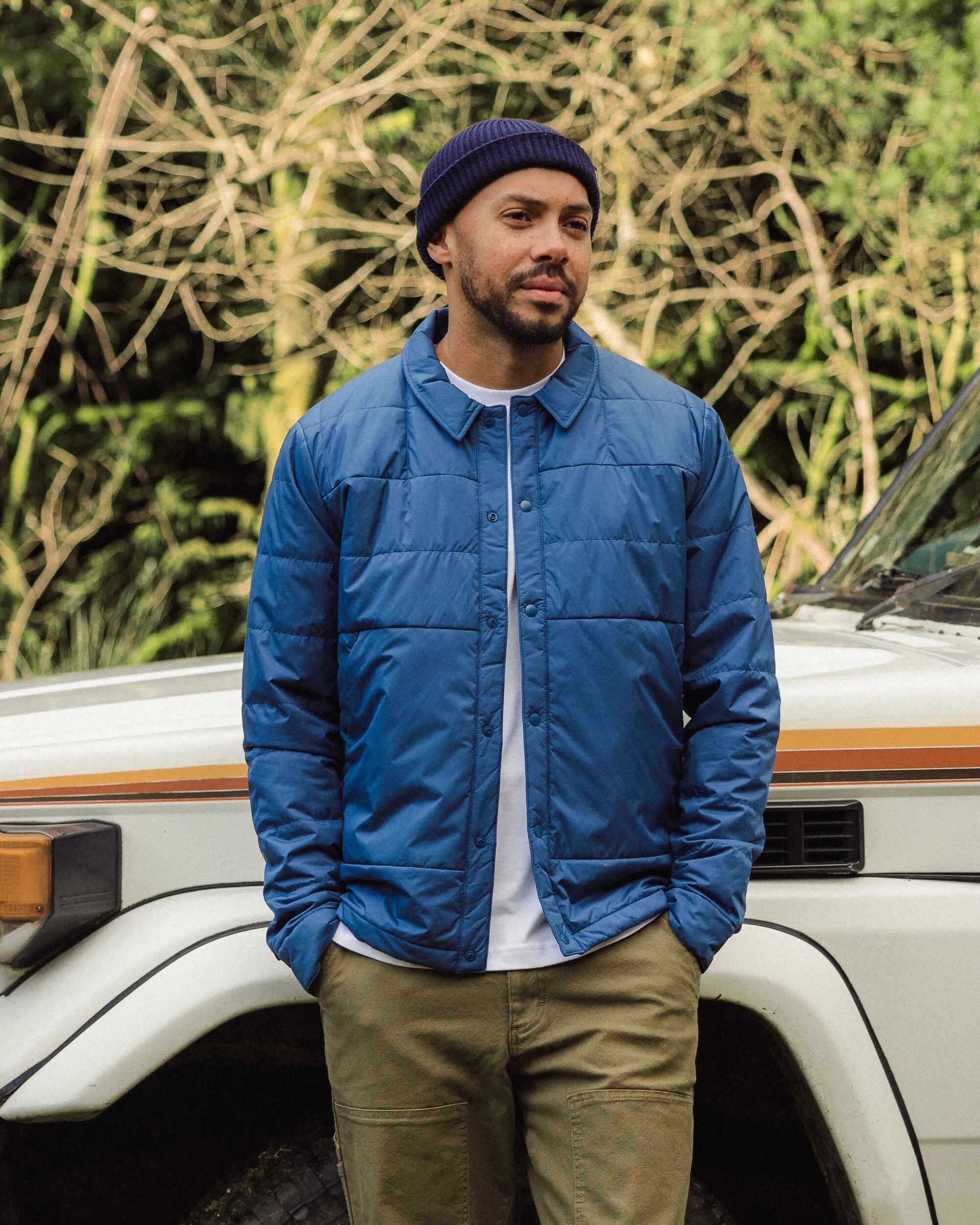 Vanlifer Insulated Overshirt - Dark Denim - Lifestyle
